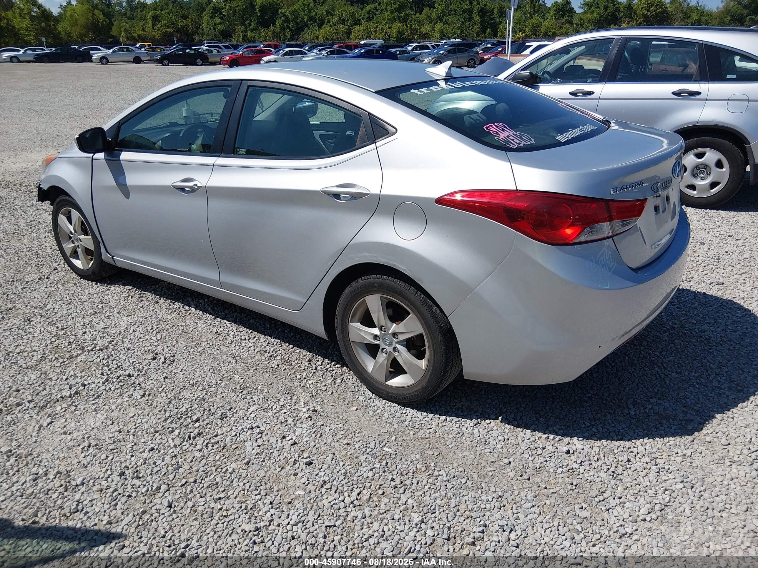2012 Hyundai Elantra Gls (ulsan Plant) Silver vin: KMHDH4AE9CU261552