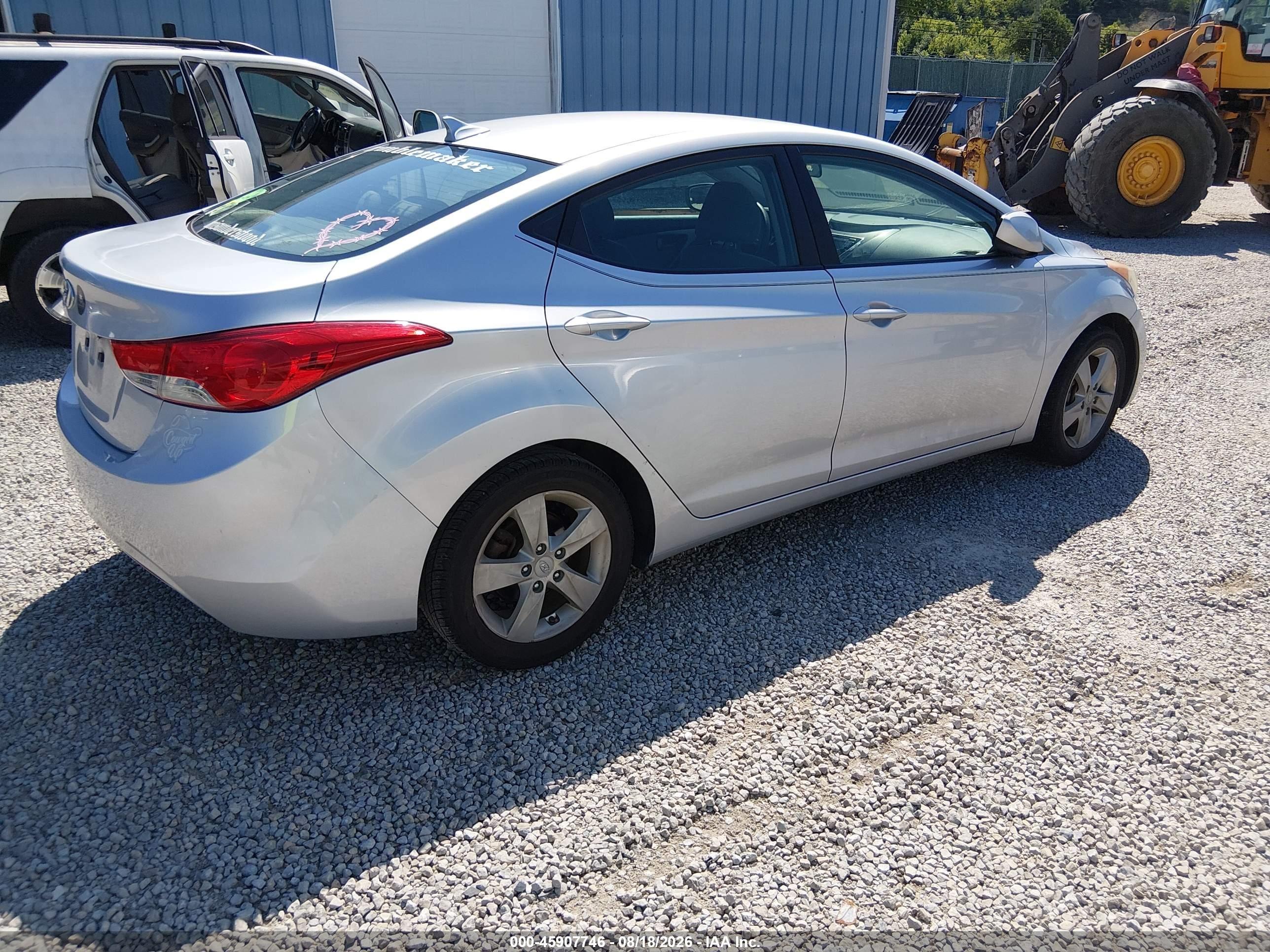2012 Hyundai Elantra Gls (ulsan Plant) Silver vin: KMHDH4AE9CU261552