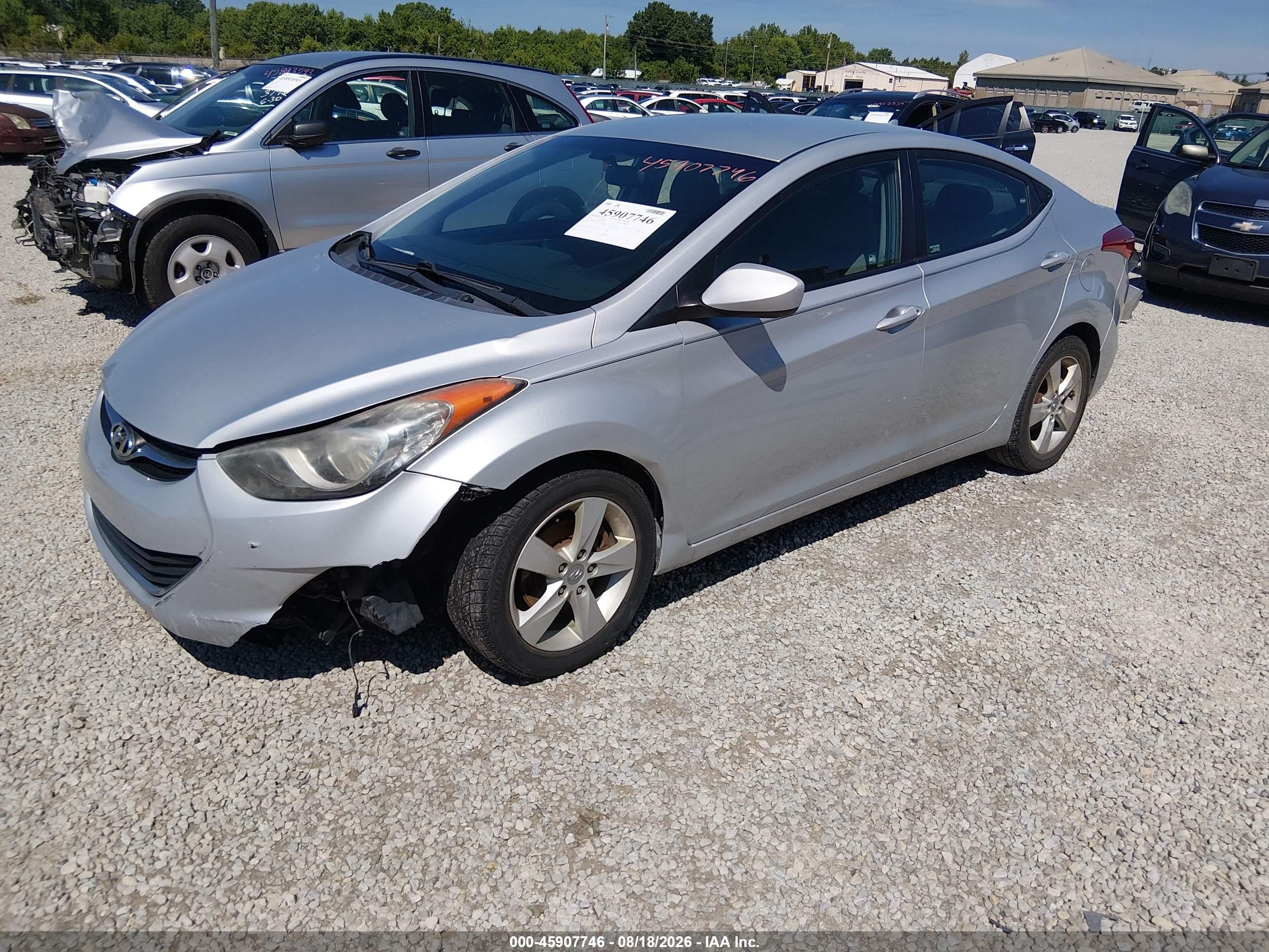 2012 Hyundai Elantra Gls (ulsan Plant) Silver vin: KMHDH4AE9CU261552