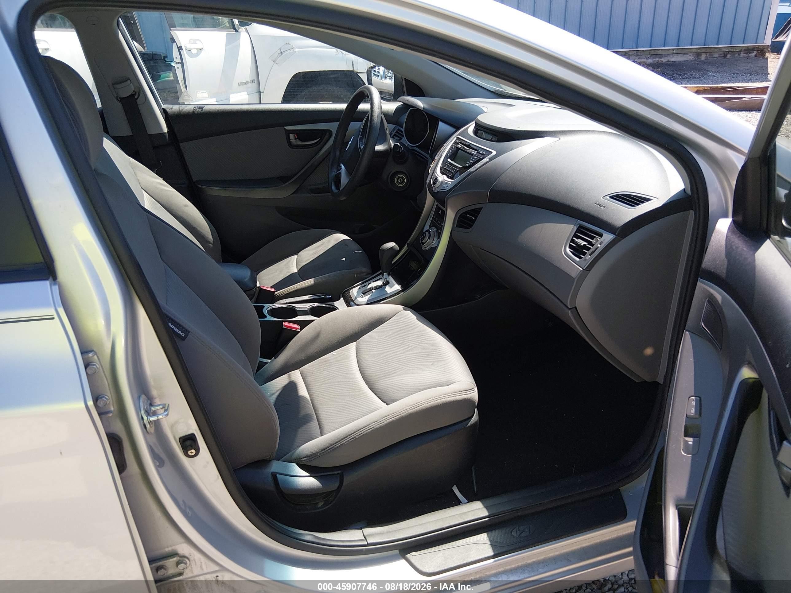 2012 Hyundai Elantra Gls (ulsan Plant) Silver vin: KMHDH4AE9CU261552