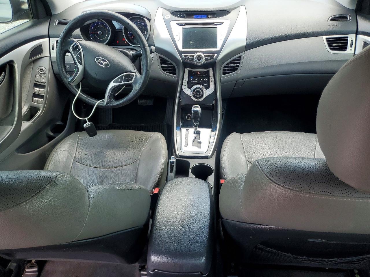 2012 Hyundai Elantra Limited Gray vin: KMHDH4AE9CU265102