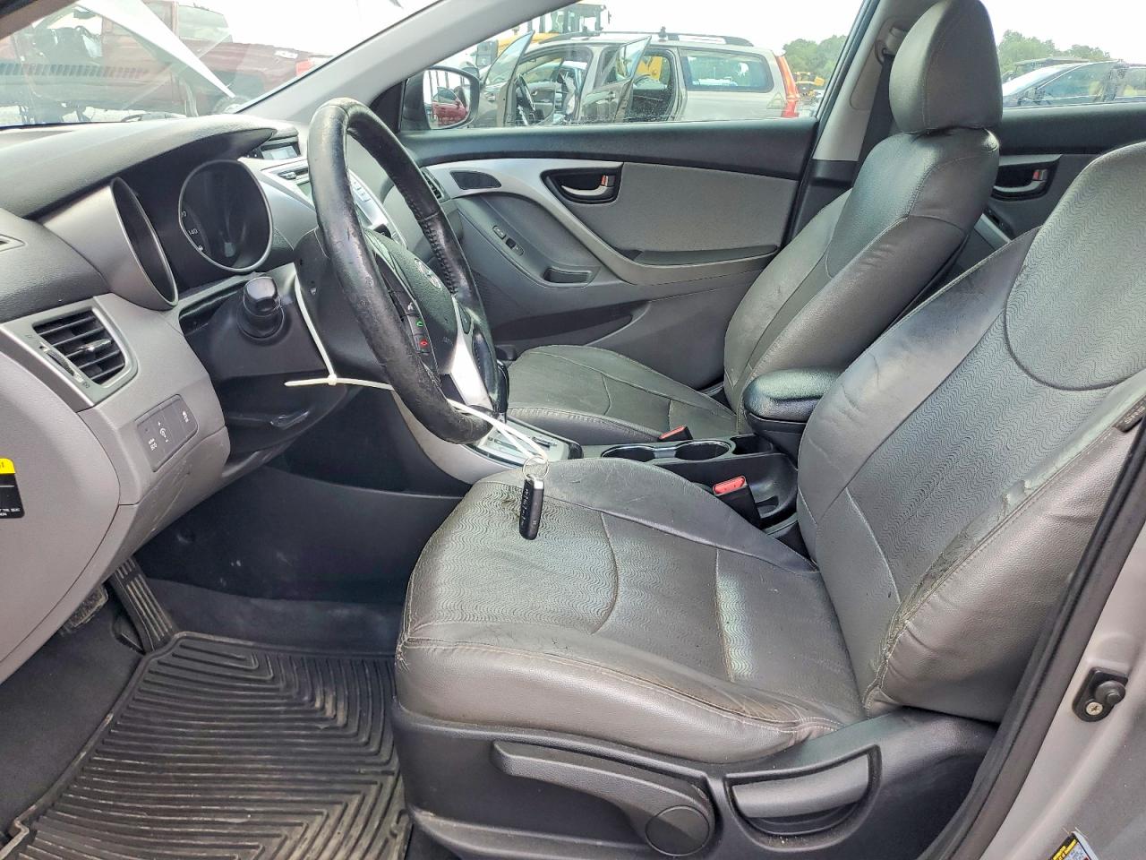 2012 Hyundai Elantra Limited Gray vin: KMHDH4AE9CU265102