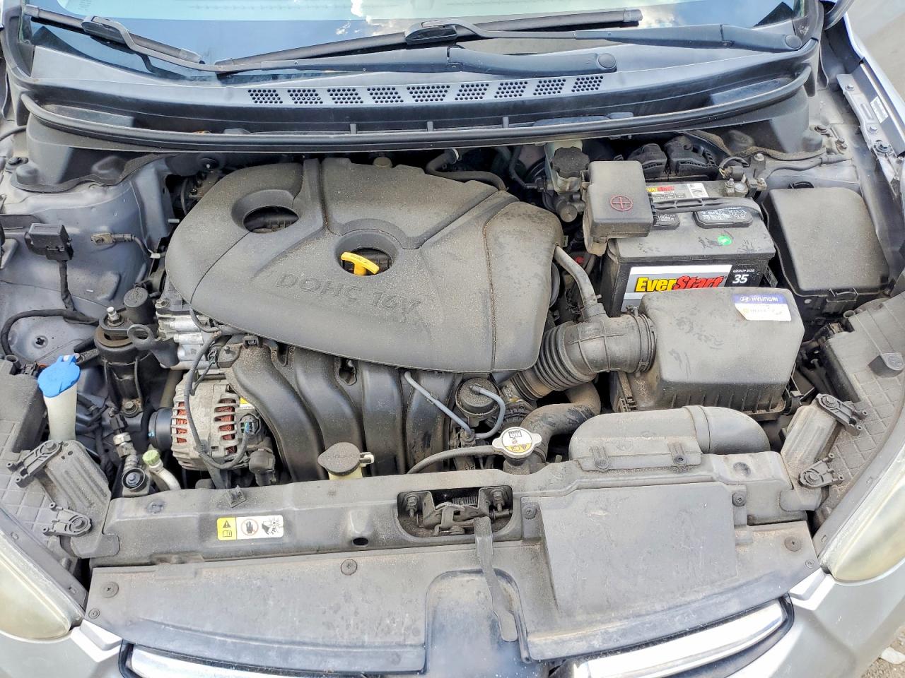 2012 Hyundai Elantra Limited Gray vin: KMHDH4AE9CU265102