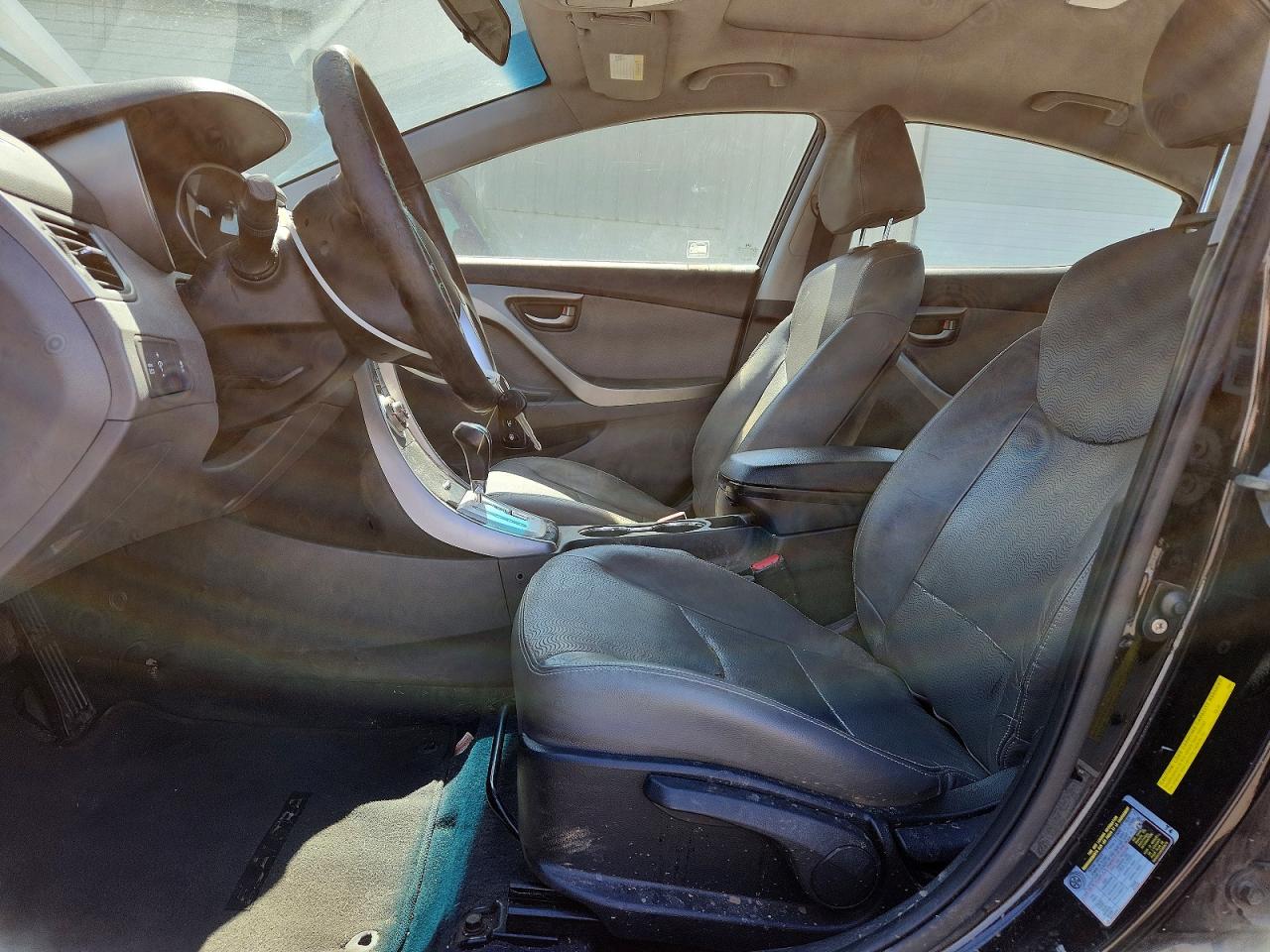 2012 Hyundai Elantra Limited Black vin: KMHDH4AE9CU272311