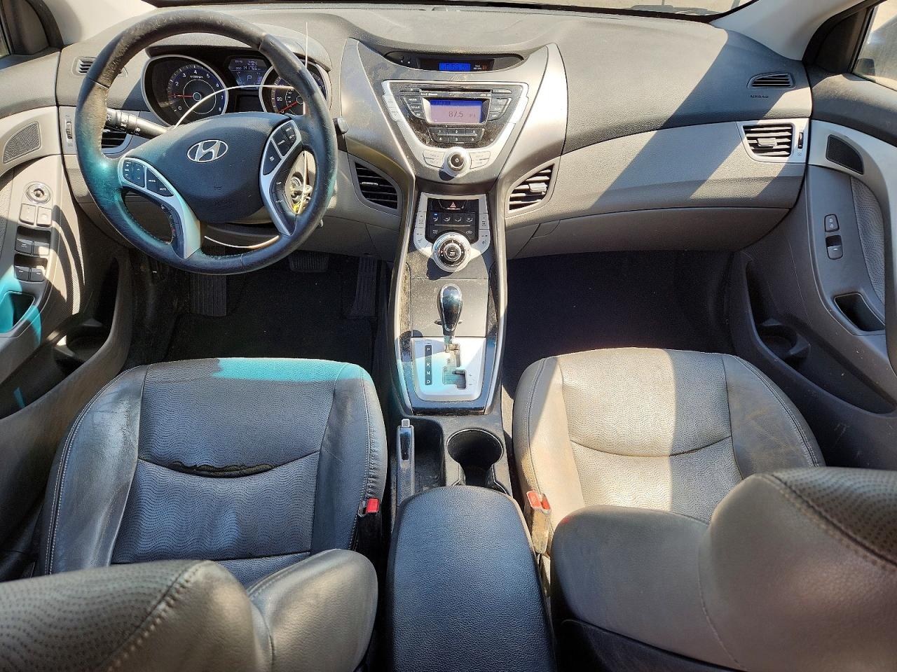 2012 Hyundai Elantra Limited Black vin: KMHDH4AE9CU272311