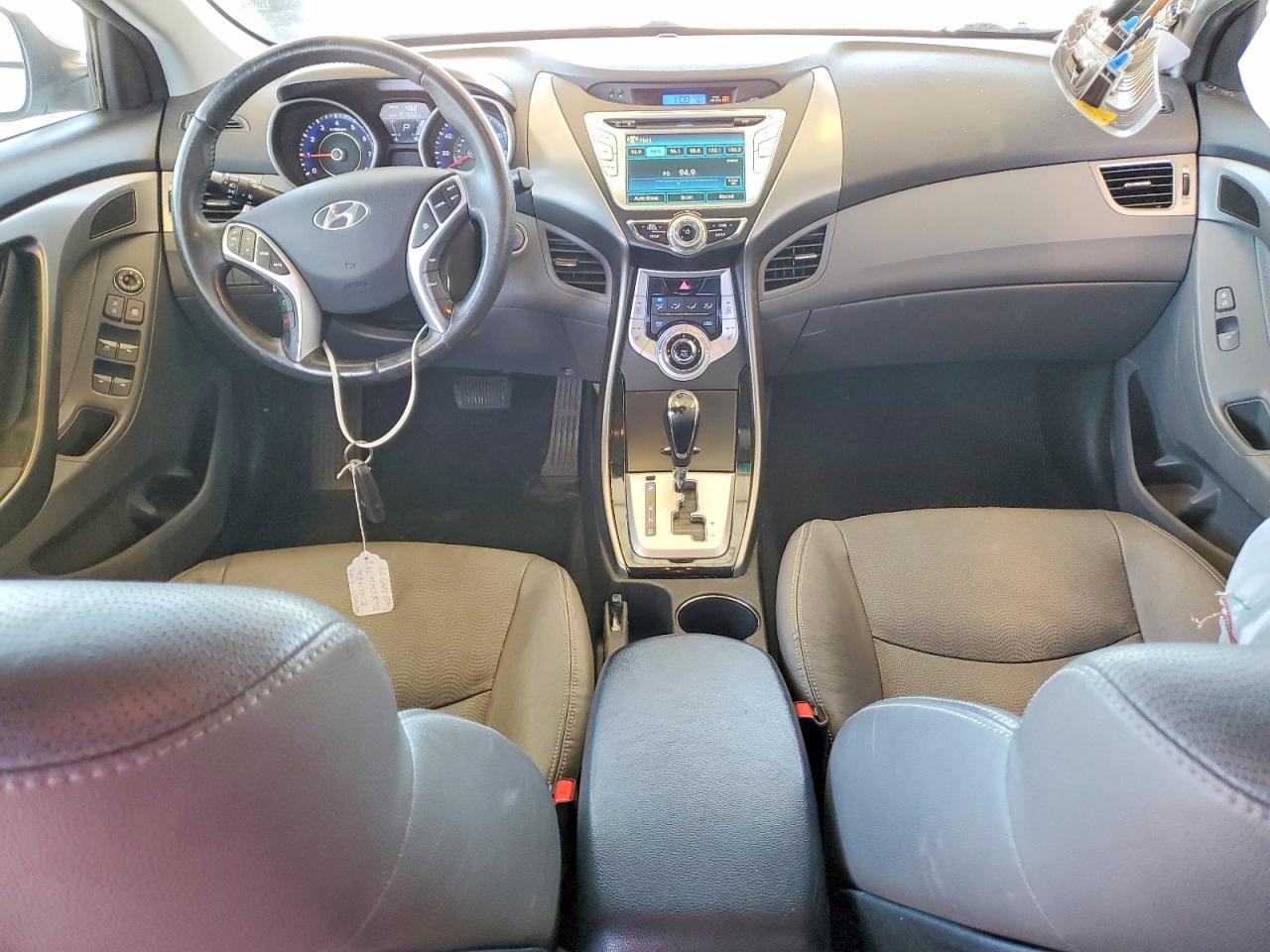 2012 Hyundai Elantra Limited Silver vin: KMHDH4AE9CU304979