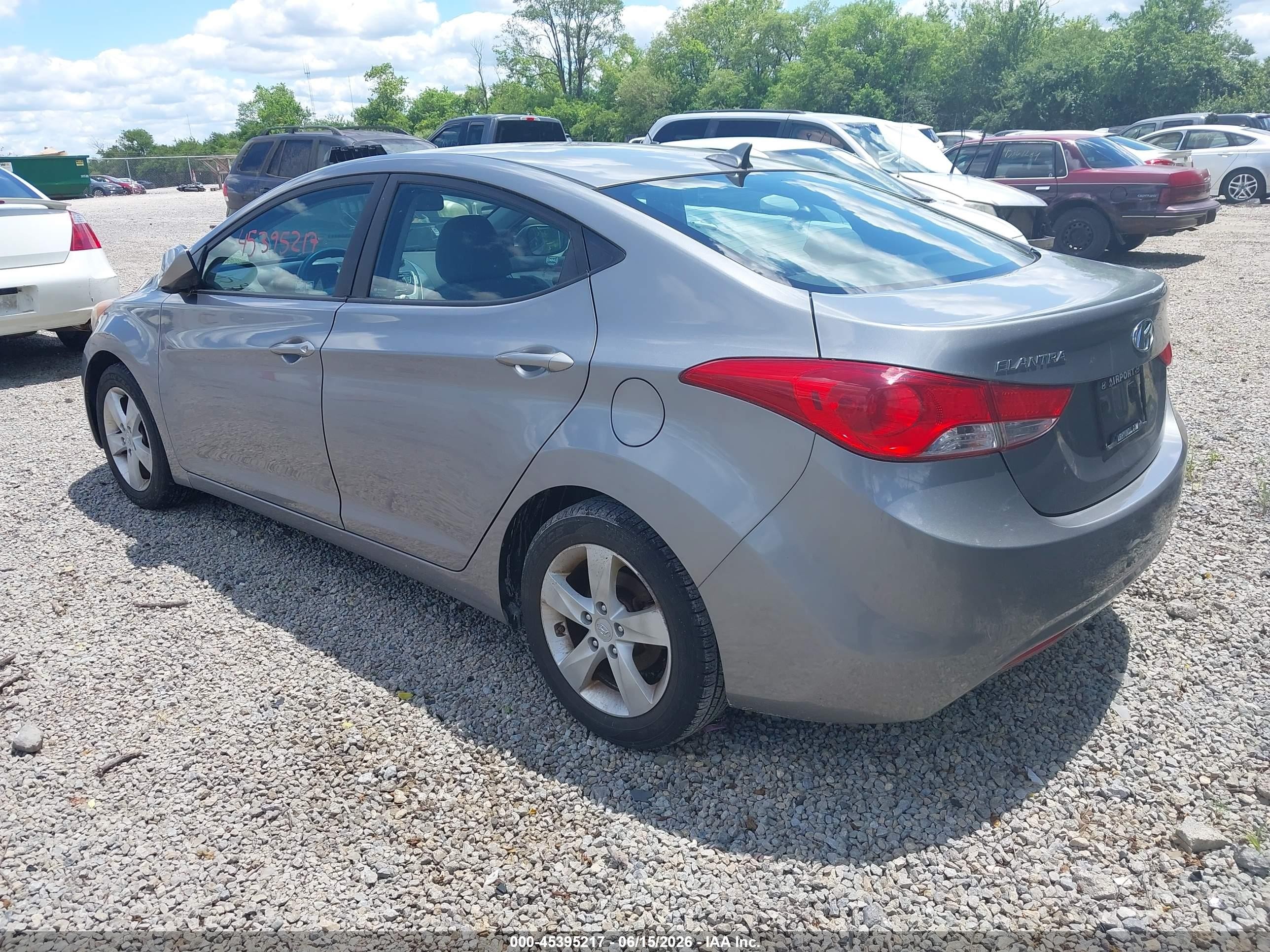 2012 Hyundai Elantra Gls (ulsan Plant) Silver vin: KMHDH4AE9CU312001