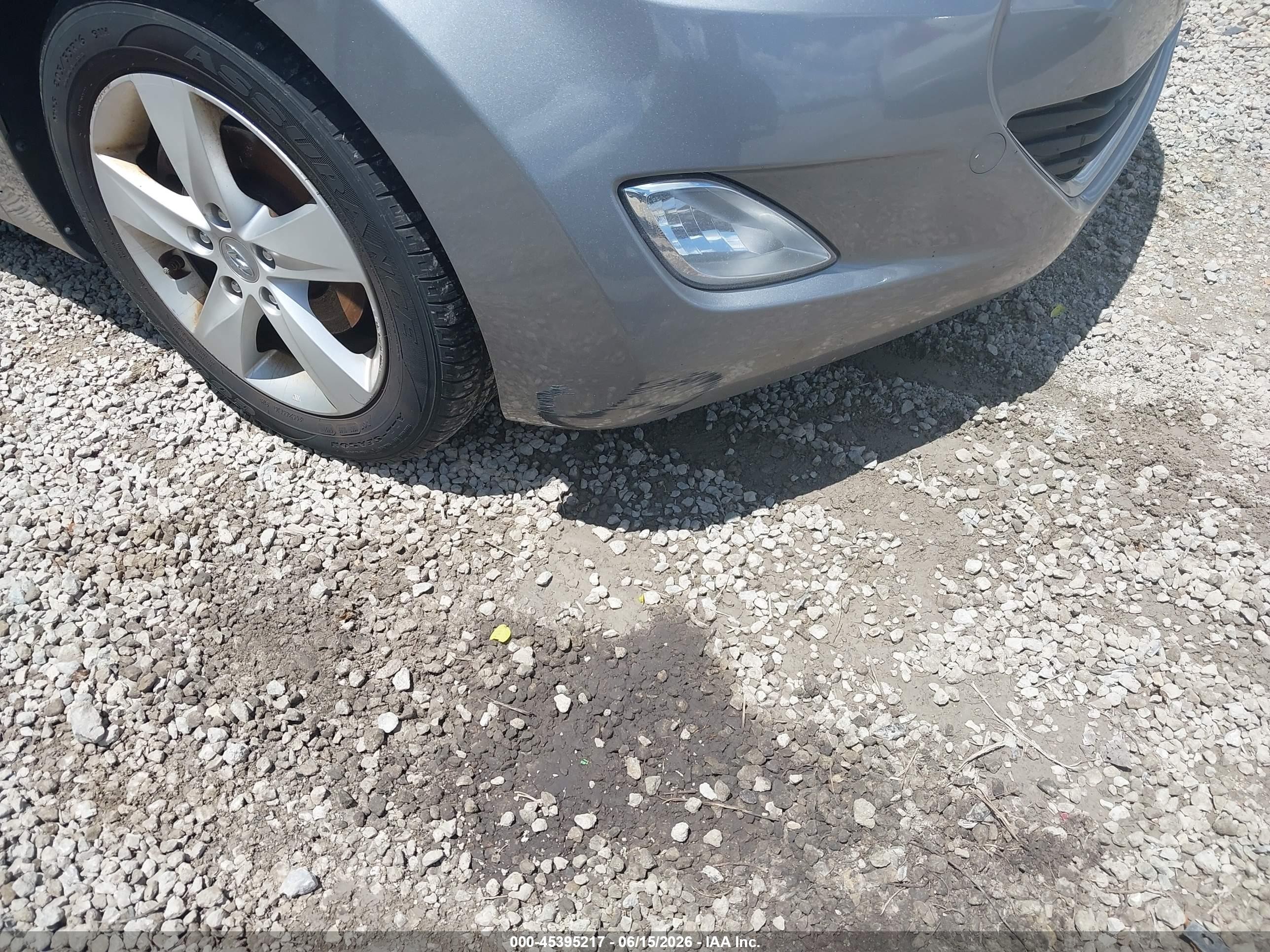 2012 Hyundai Elantra Gls (ulsan Plant) Silver vin: KMHDH4AE9CU312001