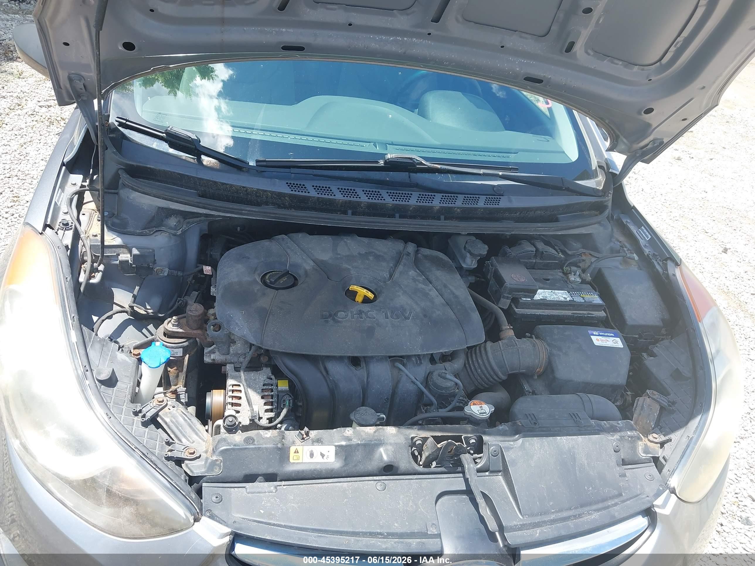 2012 Hyundai Elantra Gls (ulsan Plant) Silver vin: KMHDH4AE9CU312001