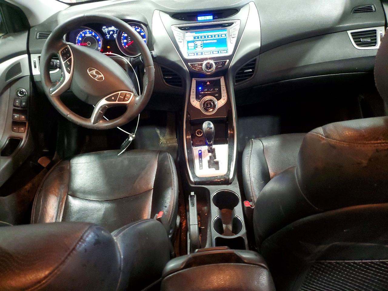 2012 Hyundai Elantra Limited Gray vin: KMHDH4AE9CU320079
