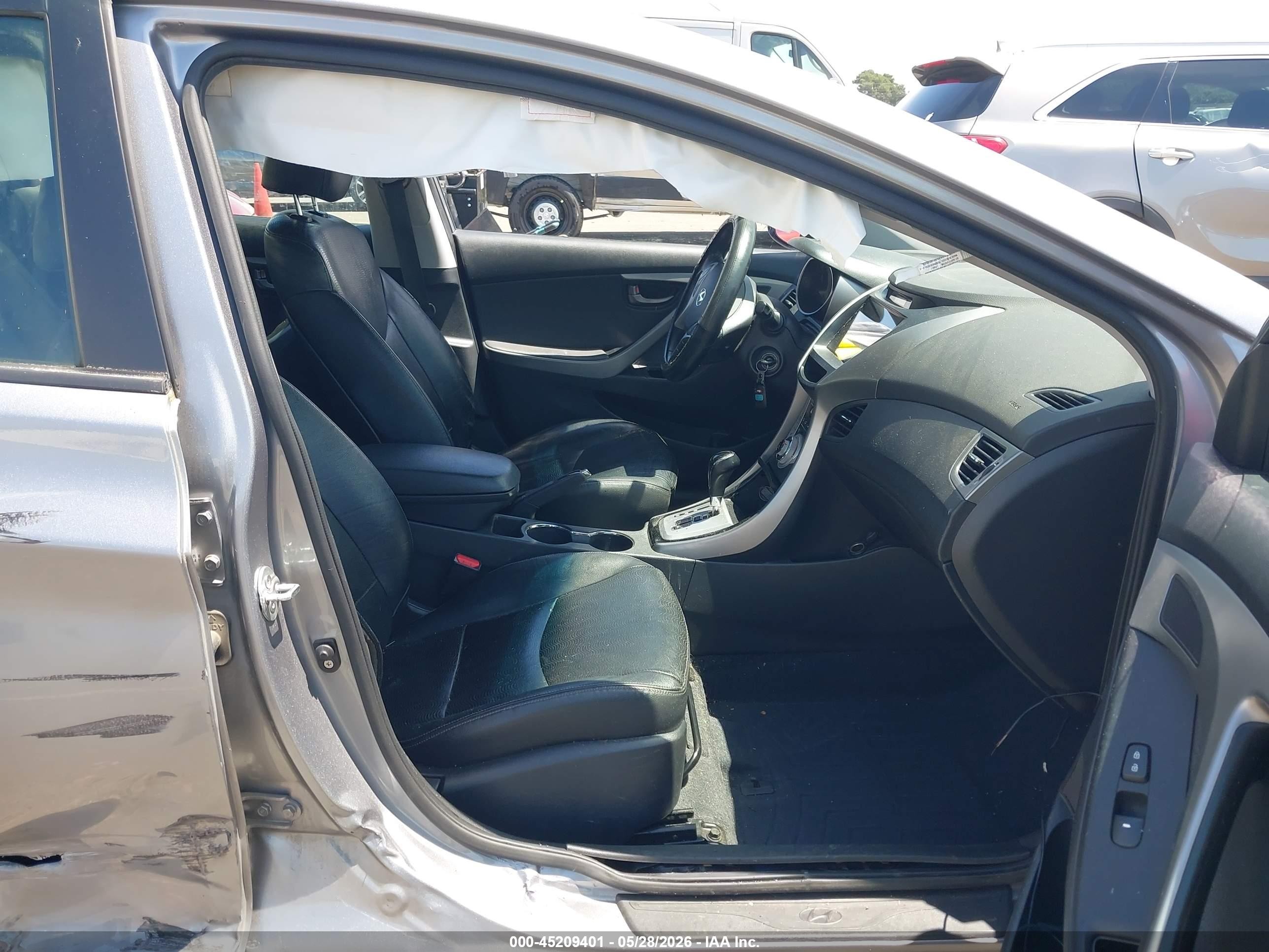 2012 Hyundai Elantra Limited (ulsan Plant) Gray vin: KMHDH4AE9CU340235