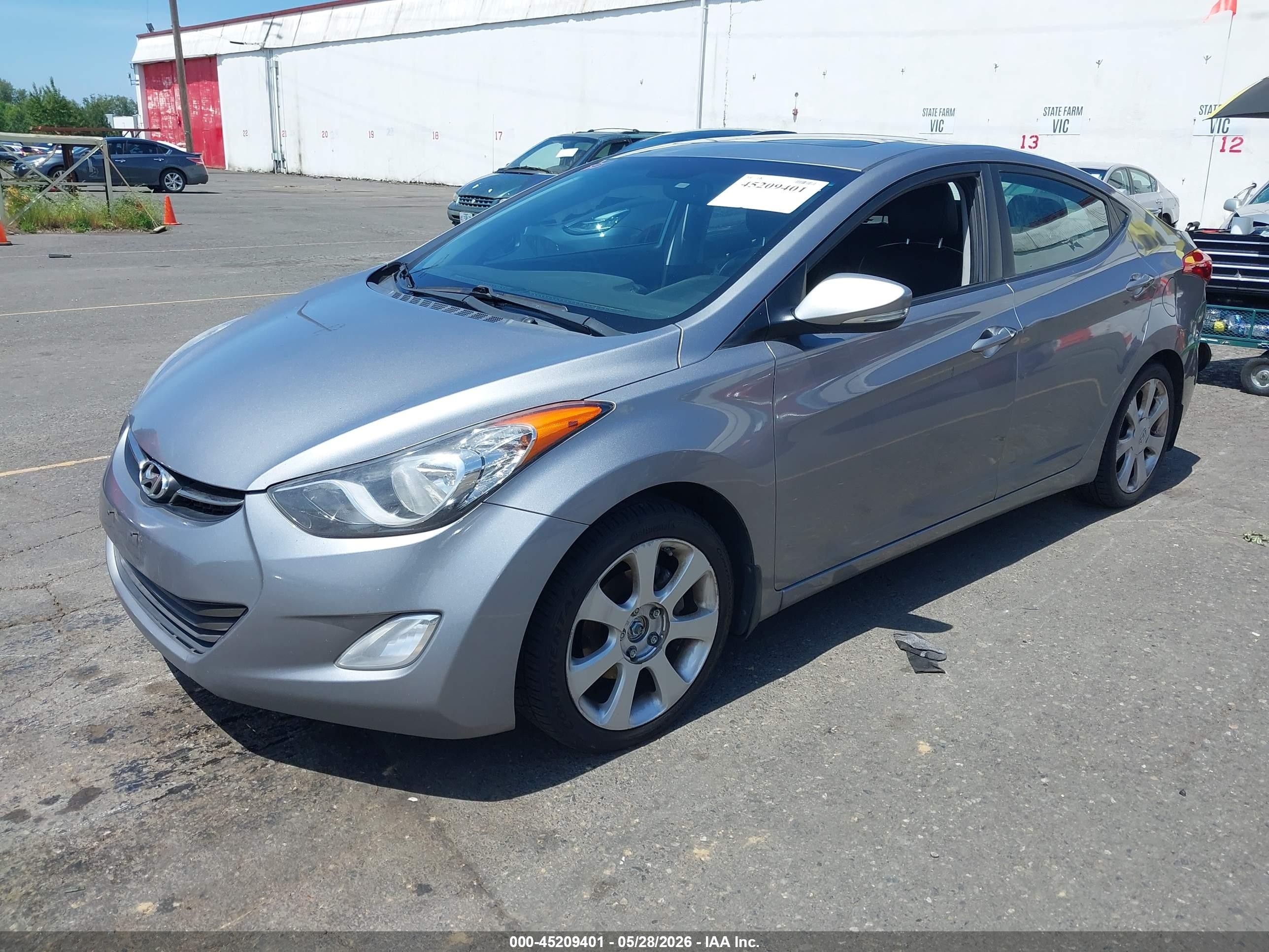 2012 Hyundai Elantra Limited (ulsan Plant) Gray vin: KMHDH4AE9CU340235
