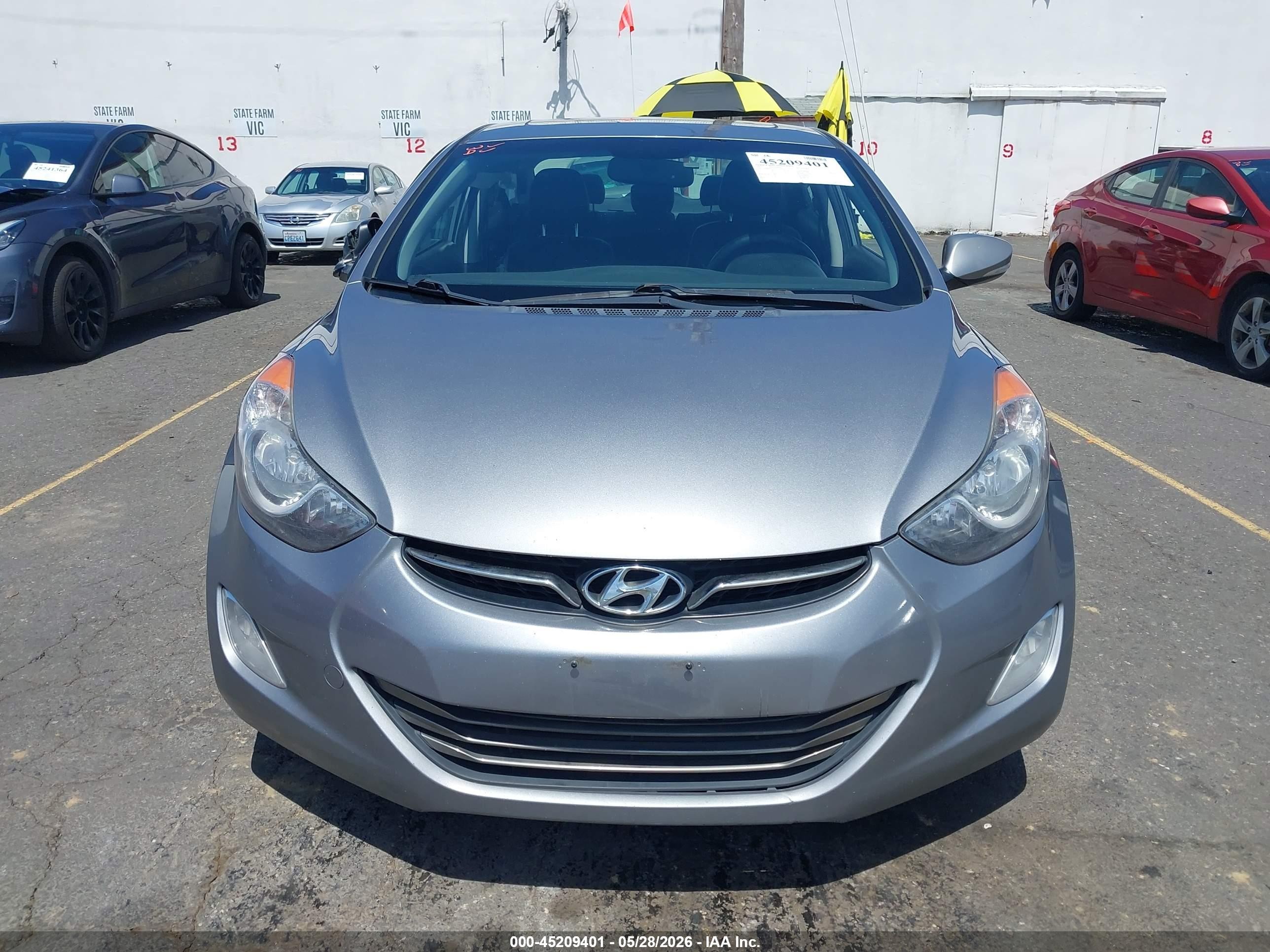 2012 Hyundai Elantra Limited (ulsan Plant) Gray vin: KMHDH4AE9CU340235