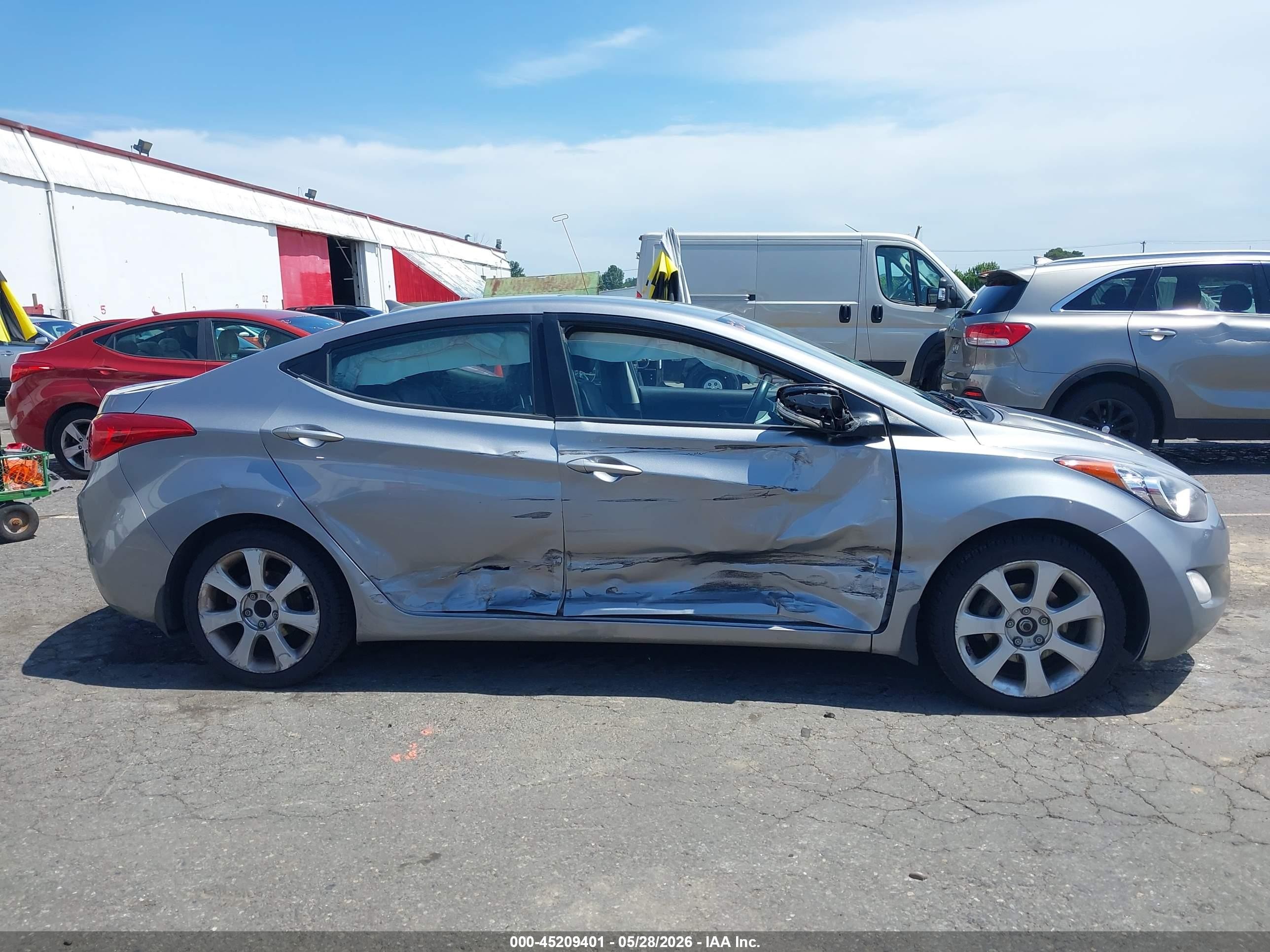 2012 Hyundai Elantra Limited (ulsan Plant) Gray vin: KMHDH4AE9CU340235