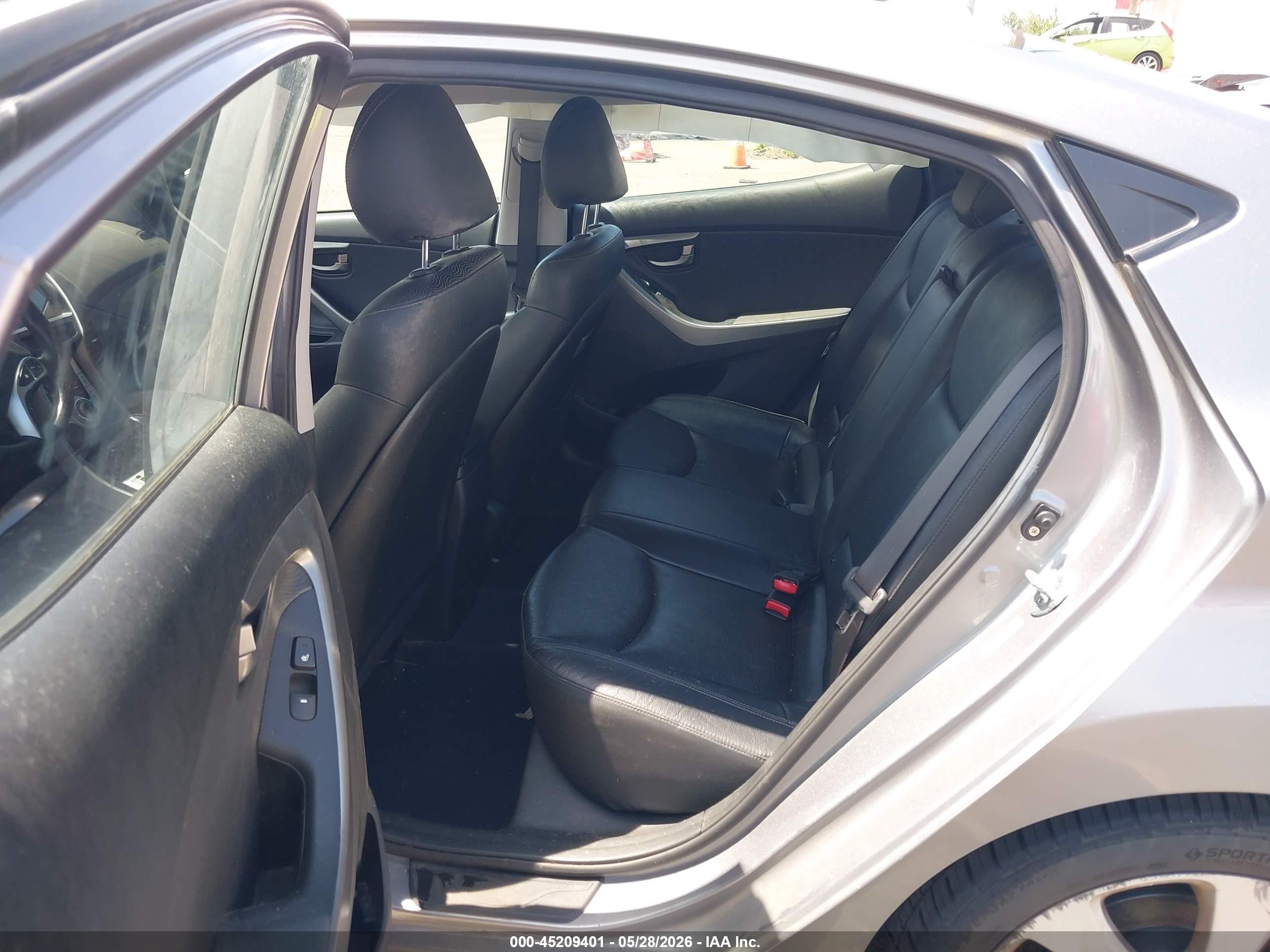 2012 Hyundai Elantra Limited (ulsan Plant) Gray vin: KMHDH4AE9CU340235