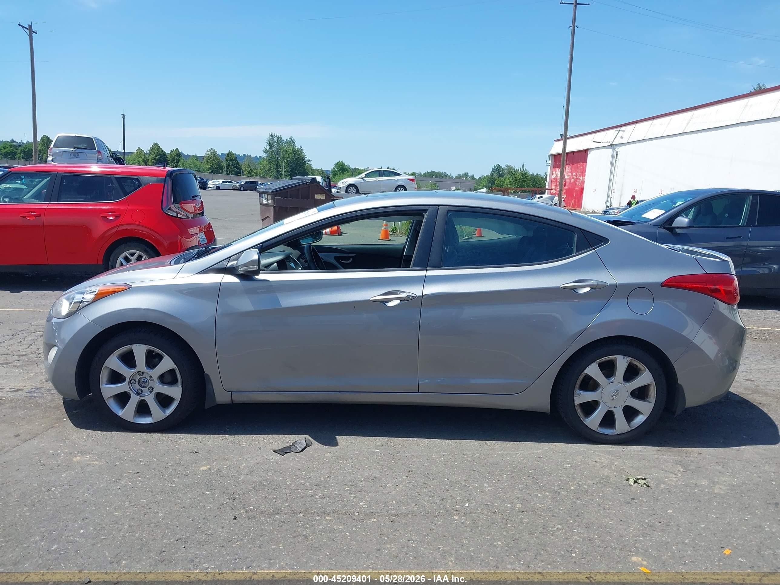 2012 Hyundai Elantra Limited (ulsan Plant) Gray vin: KMHDH4AE9CU340235
