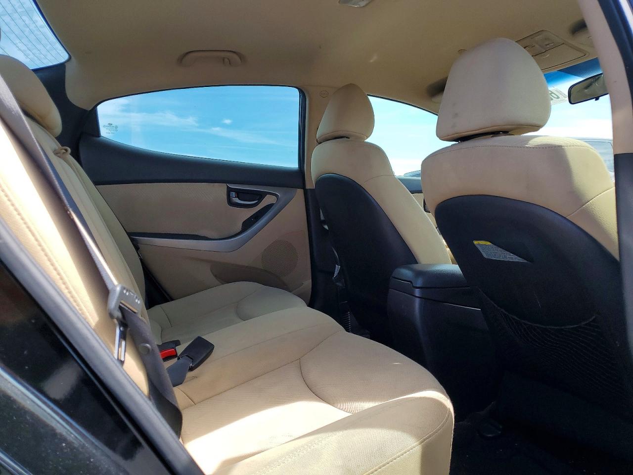 2012 Hyundai Elantra Gls Black vin: KMHDH4AE9CU345497