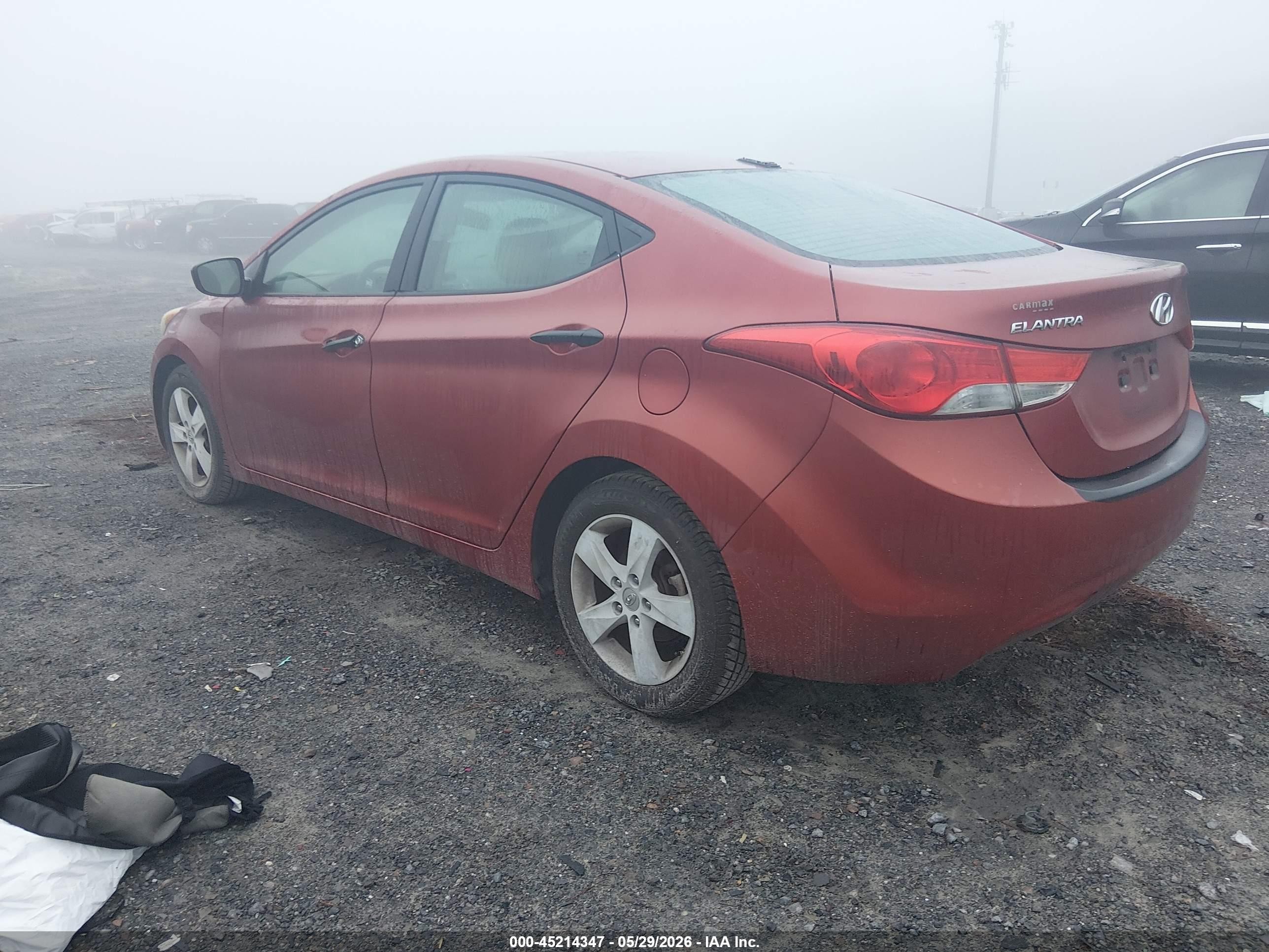 2012 Hyundai Elantra Gls (ulsan Plant) Red vin: KMHDH4AE9CU346584
