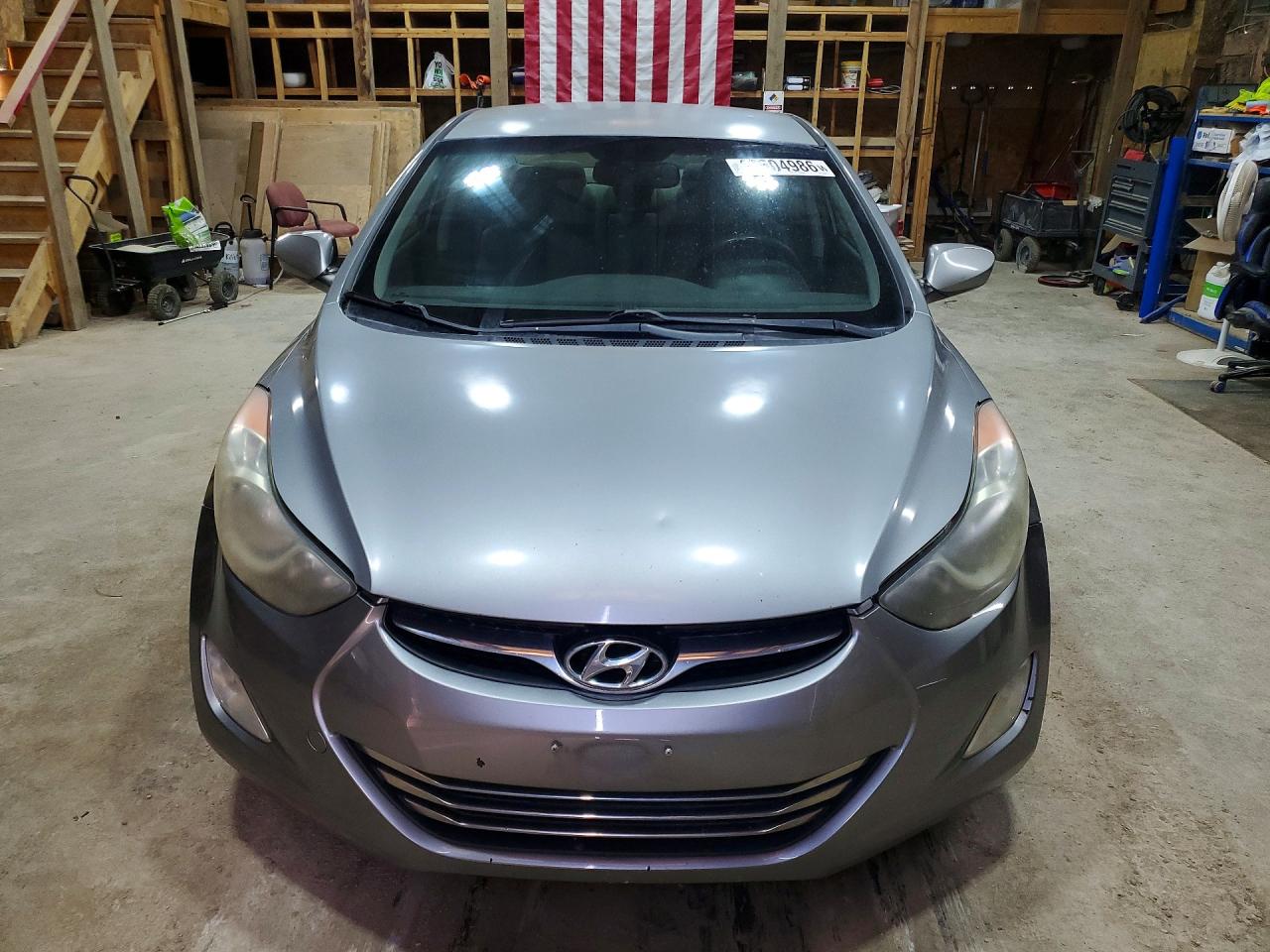2012 Hyundai Elantra Gls Серебряный vin: KMHDH4AE9CU355804