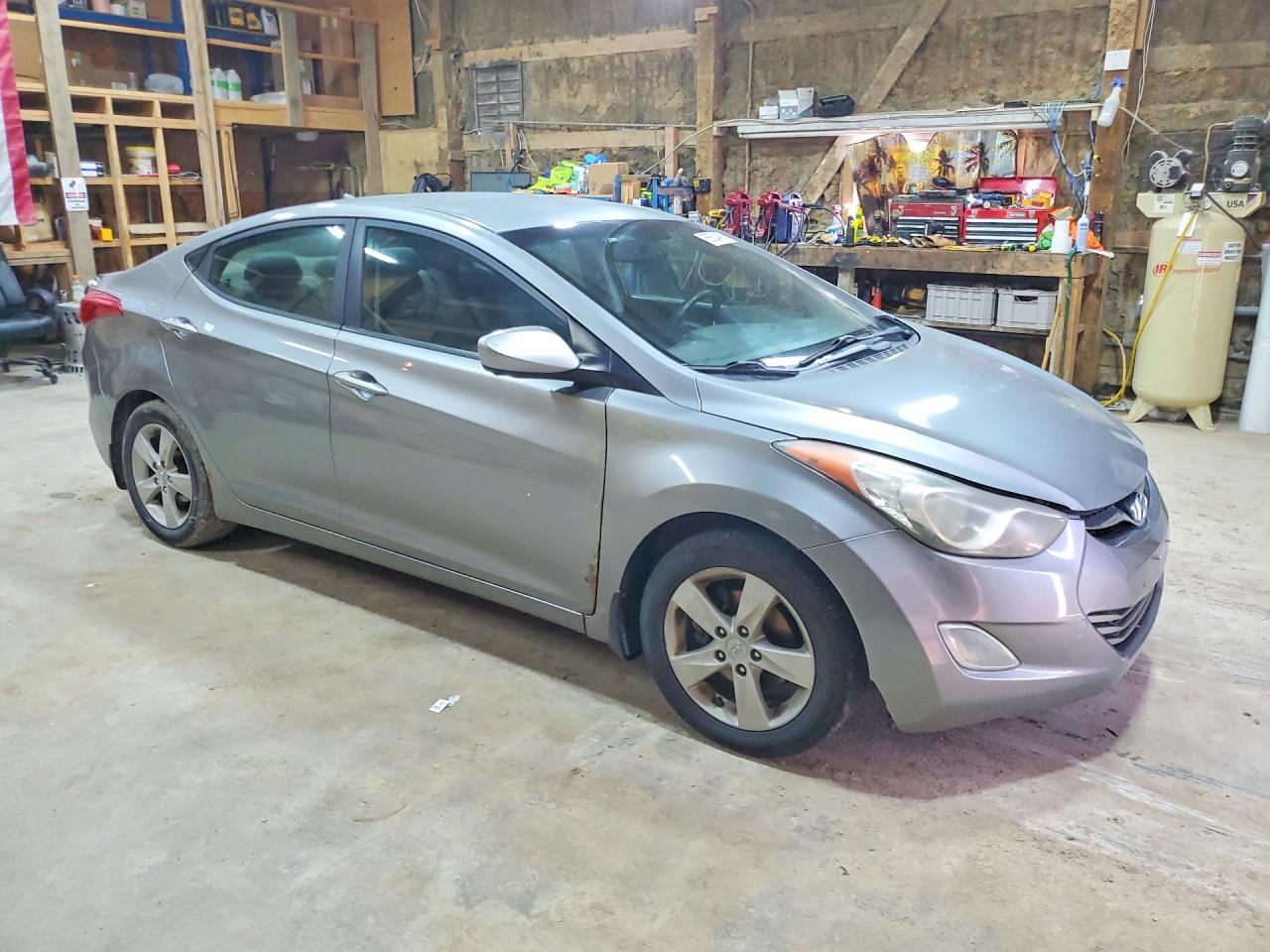 2012 Hyundai Elantra Gls Серебряный vin: KMHDH4AE9CU355804