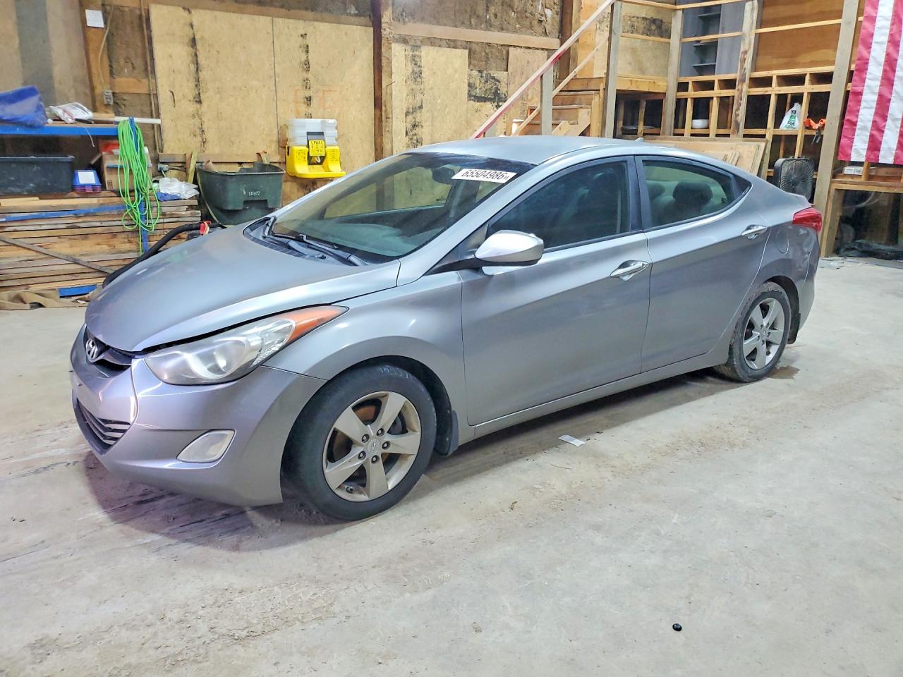 2012 Hyundai Elantra Gls Серебряный vin: KMHDH4AE9CU355804