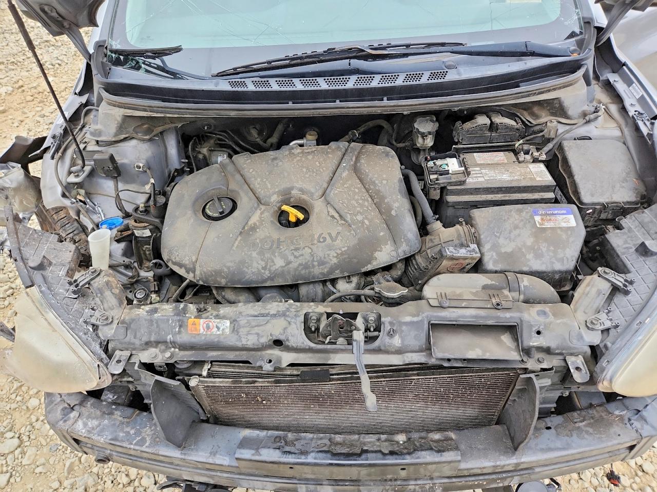 2012 Hyundai Elantra Gls Silver vin: KMHDH4AE9CU360923