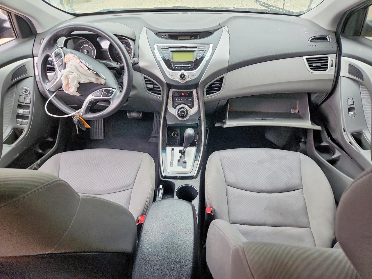 2012 Hyundai Elantra Gls Silver vin: KMHDH4AE9CU360923