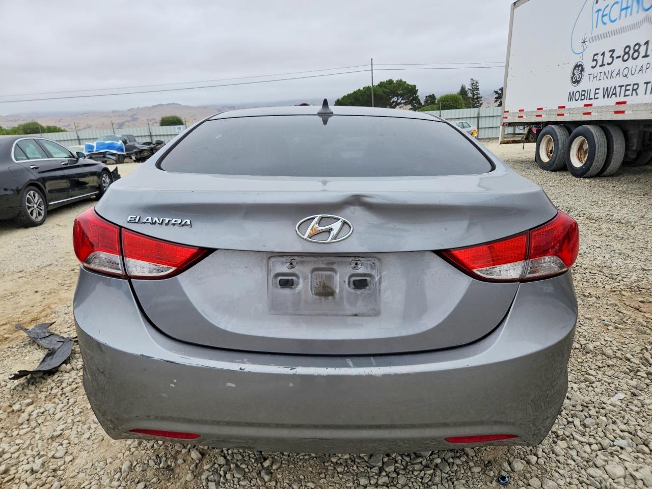 2012 Hyundai Elantra Gls Silver vin: KMHDH4AE9CU360923