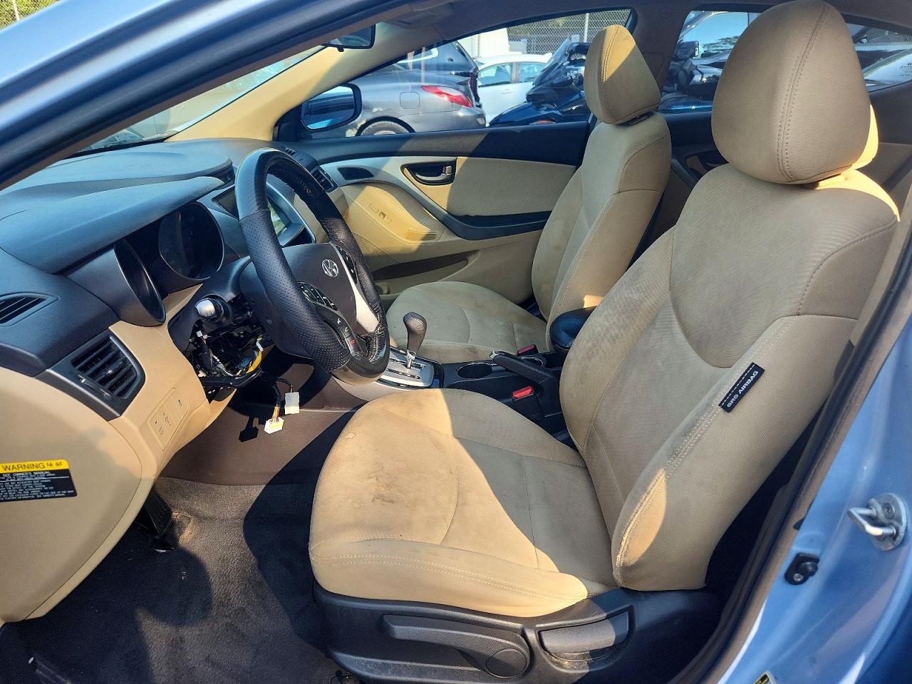 2012 Hyundai Elantra Gls Blue vin: KMHDH4AE9CU416293