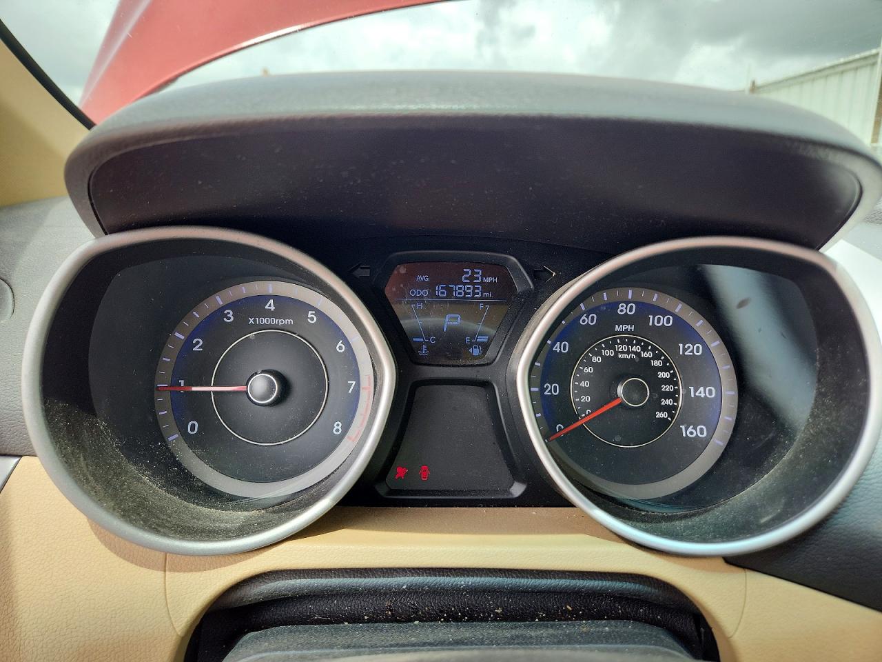 2012 Hyundai Elantra Limited Red vin: KMHDH4AE9CU427729