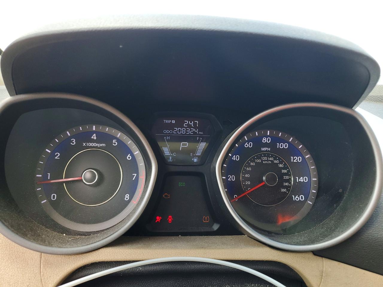 2012 Hyundai Elantra Gls Blue vin: KMHDH4AE9CU430775