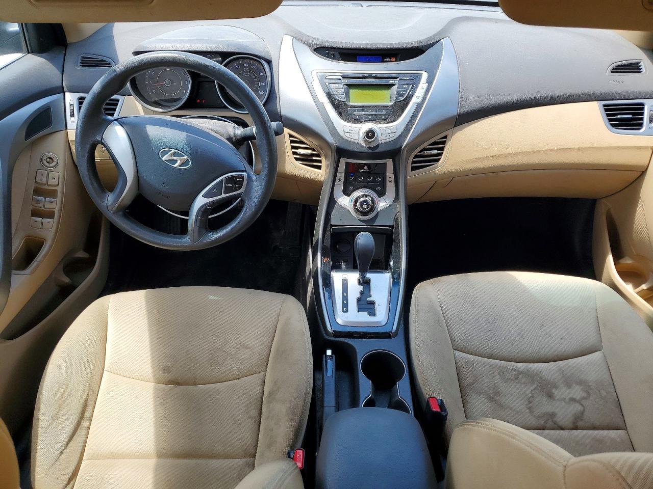 2012 Hyundai Elantra Gls Blue vin: KMHDH4AE9CU430775