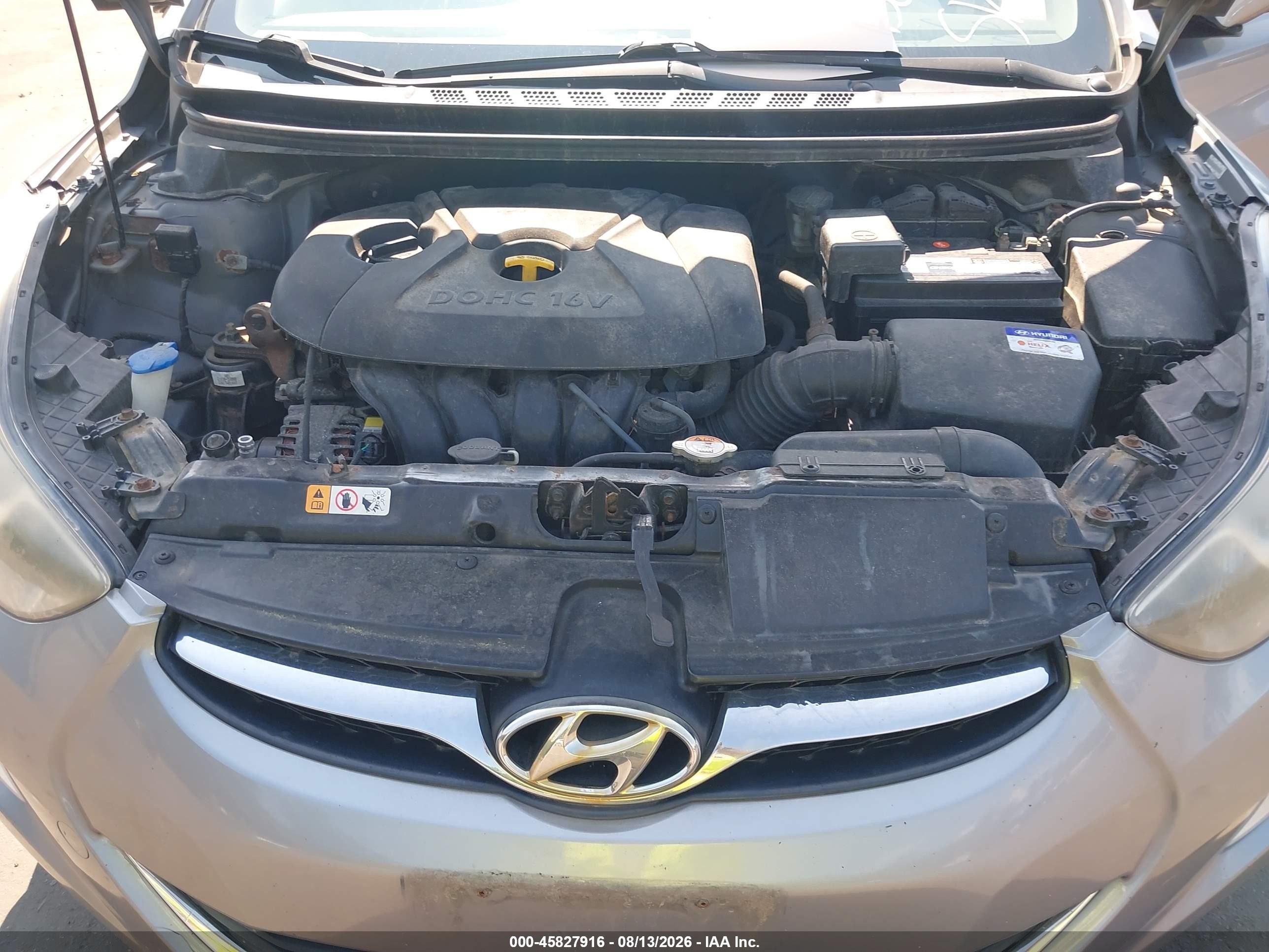 2012 Hyundai Elantra Gls (ulsan Plant) Silver vin: KMHDH4AE9CU431375