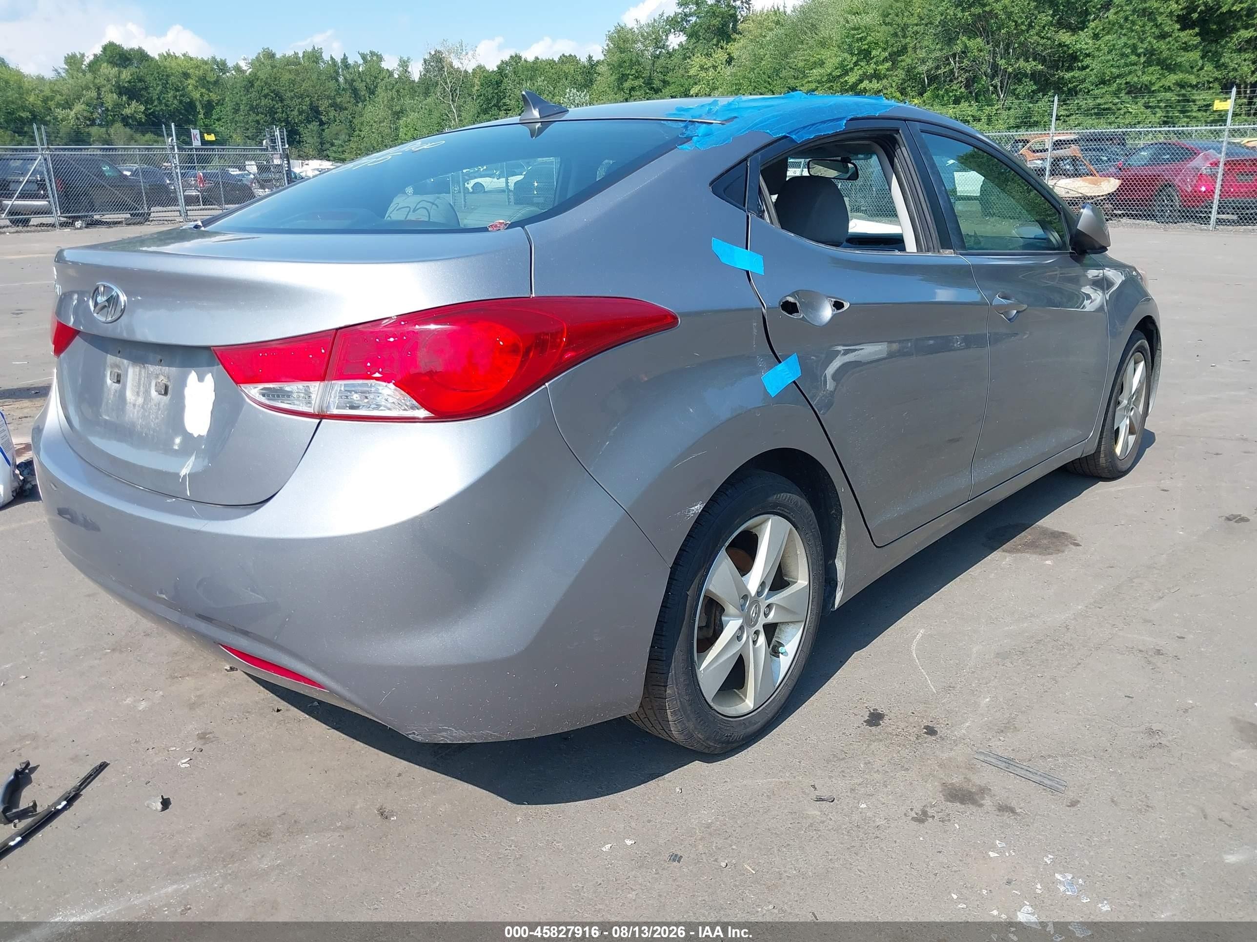 2012 Hyundai Elantra Gls (ulsan Plant) Silver vin: KMHDH4AE9CU431375
