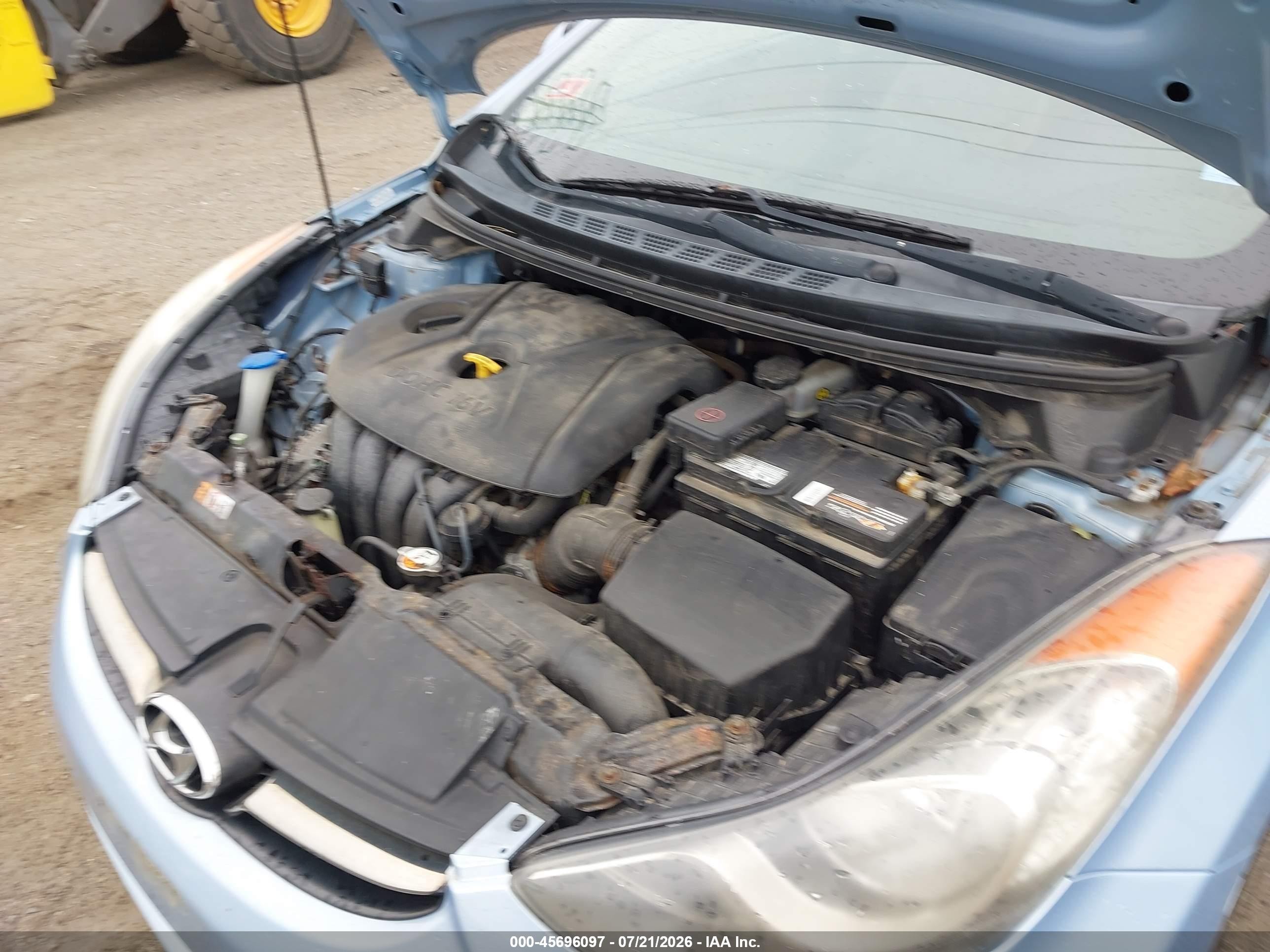 2012 Hyundai Elantra Limited (ulsan Plant) Blue vin: KMHDH4AE9CU432753