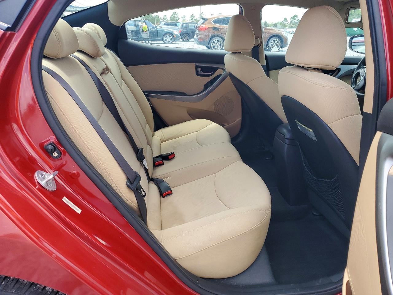 2012 Hyundai Elantra Gls Red vin: KMHDH4AE9CU435961