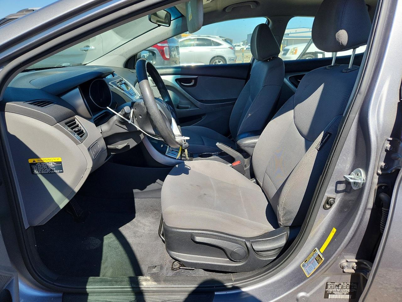 2012 Hyundai Elantra Gls Silver vin: KMHDH4AE9CU448631