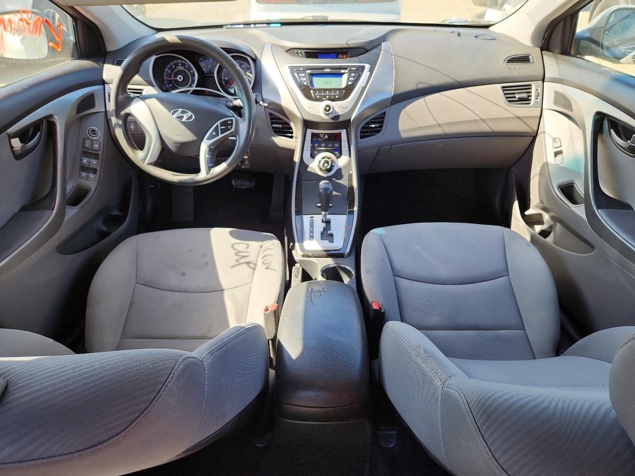 2012 Hyundai Elantra Gls Silver vin: KMHDH4AE9CU448631