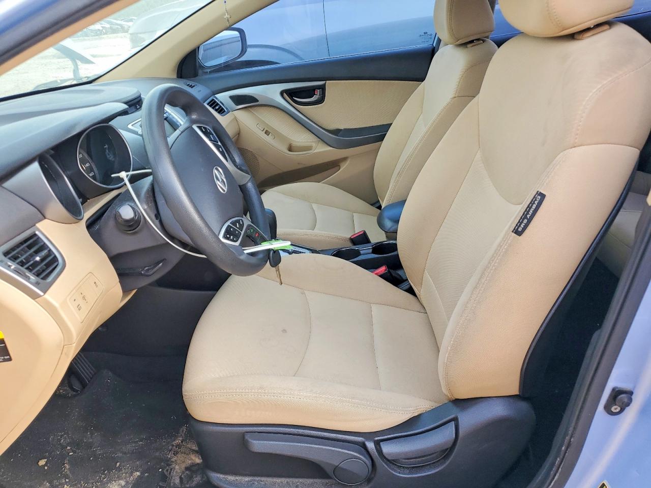 2012 Hyundai Elantra Gls Blue vin: KMHDH4AE9CU462190