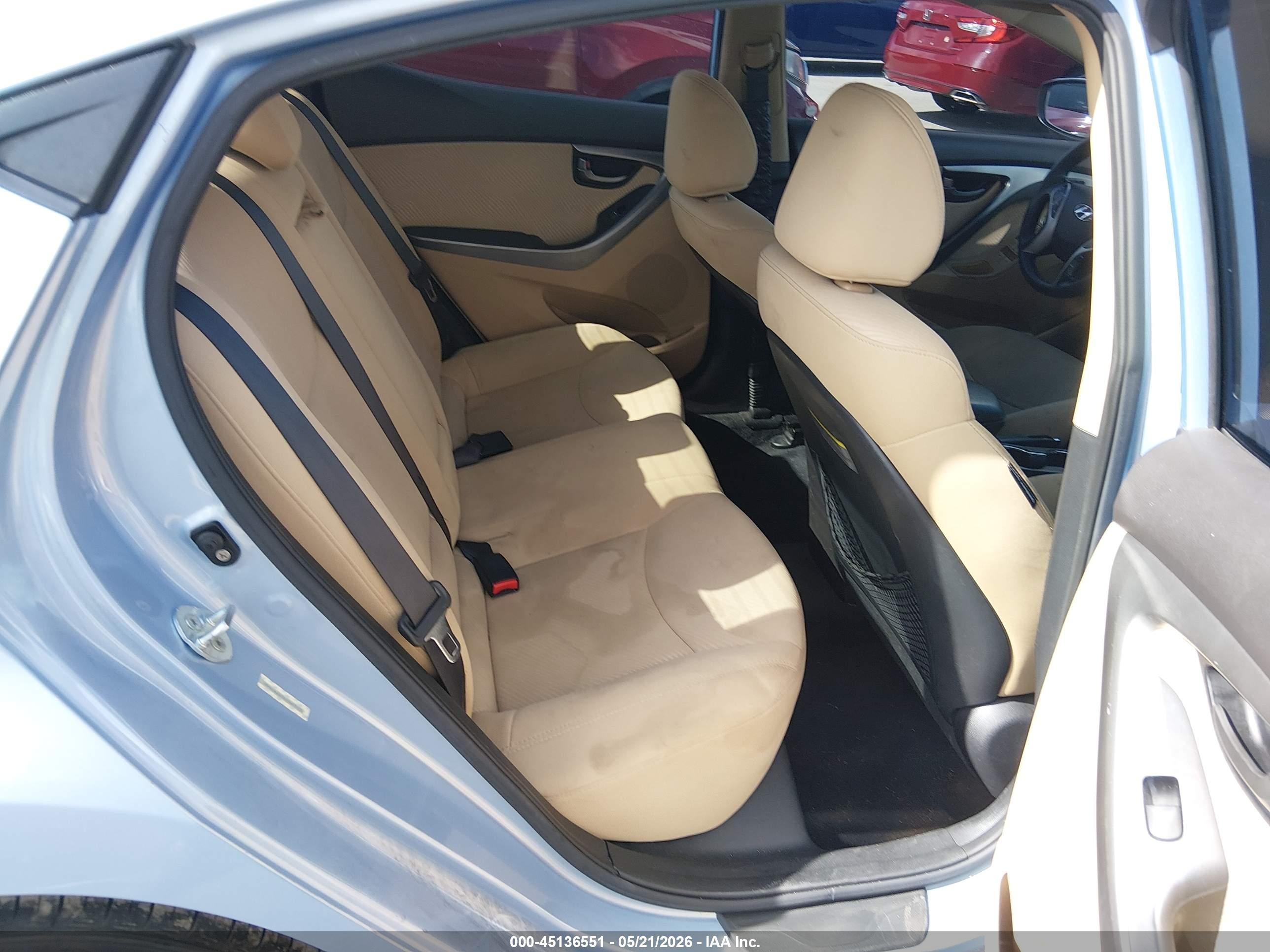 2012 Hyundai Elantra Gls (ulsan Plant) Синий vin: KMHDH4AE9CU463503