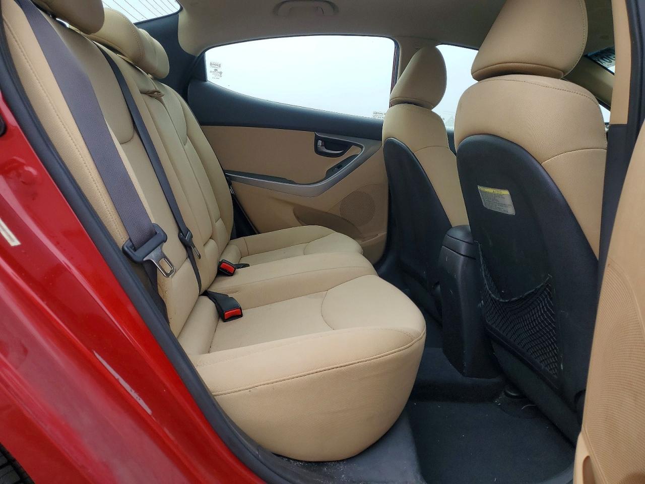 2012 Hyundai Elantra Gls Maroon vin: KMHDH4AE9CU471004