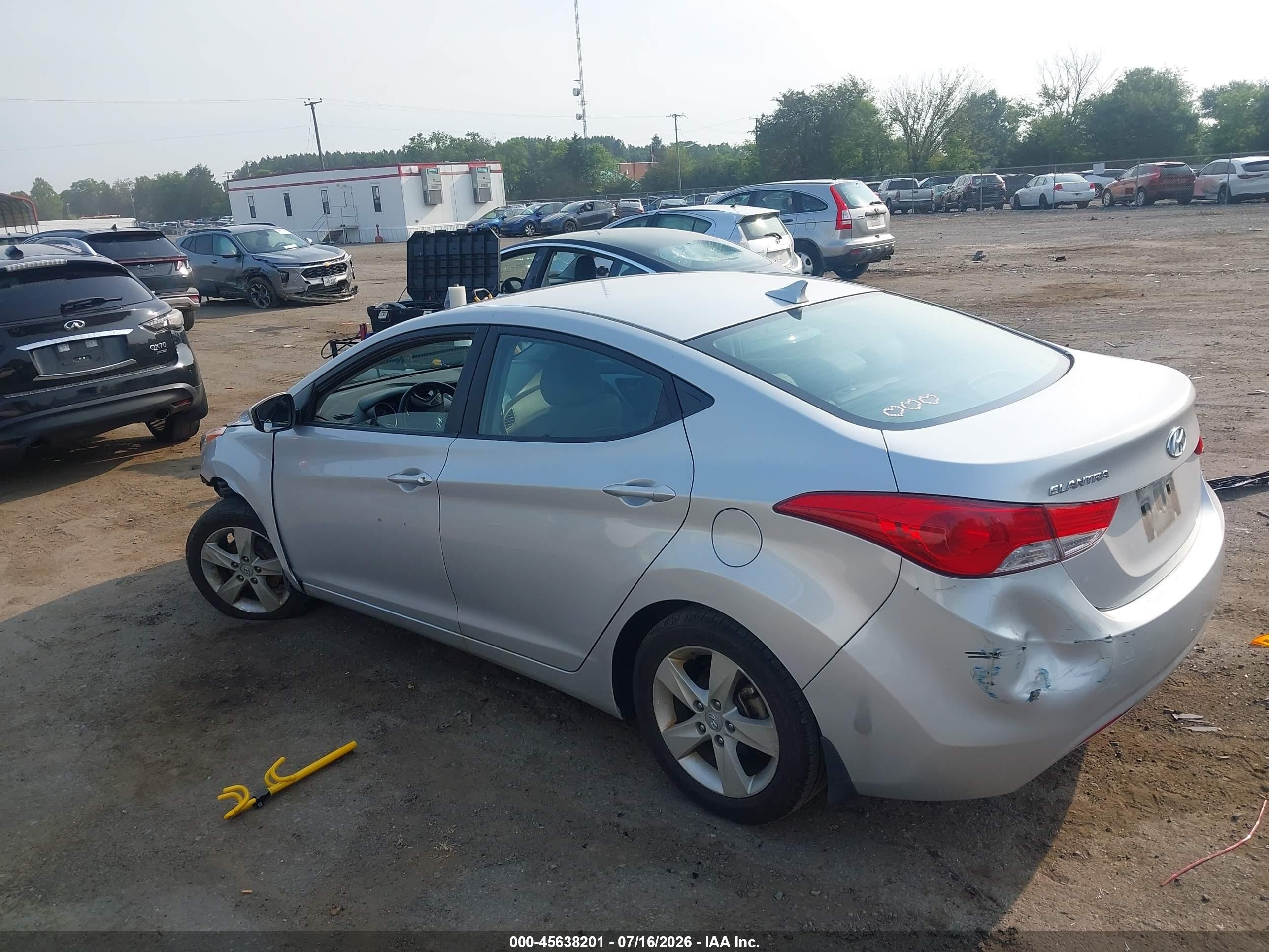 2012 Hyundai Elantra Gls (ulsan Plant) Silver vin: KMHDH4AE9CU475649