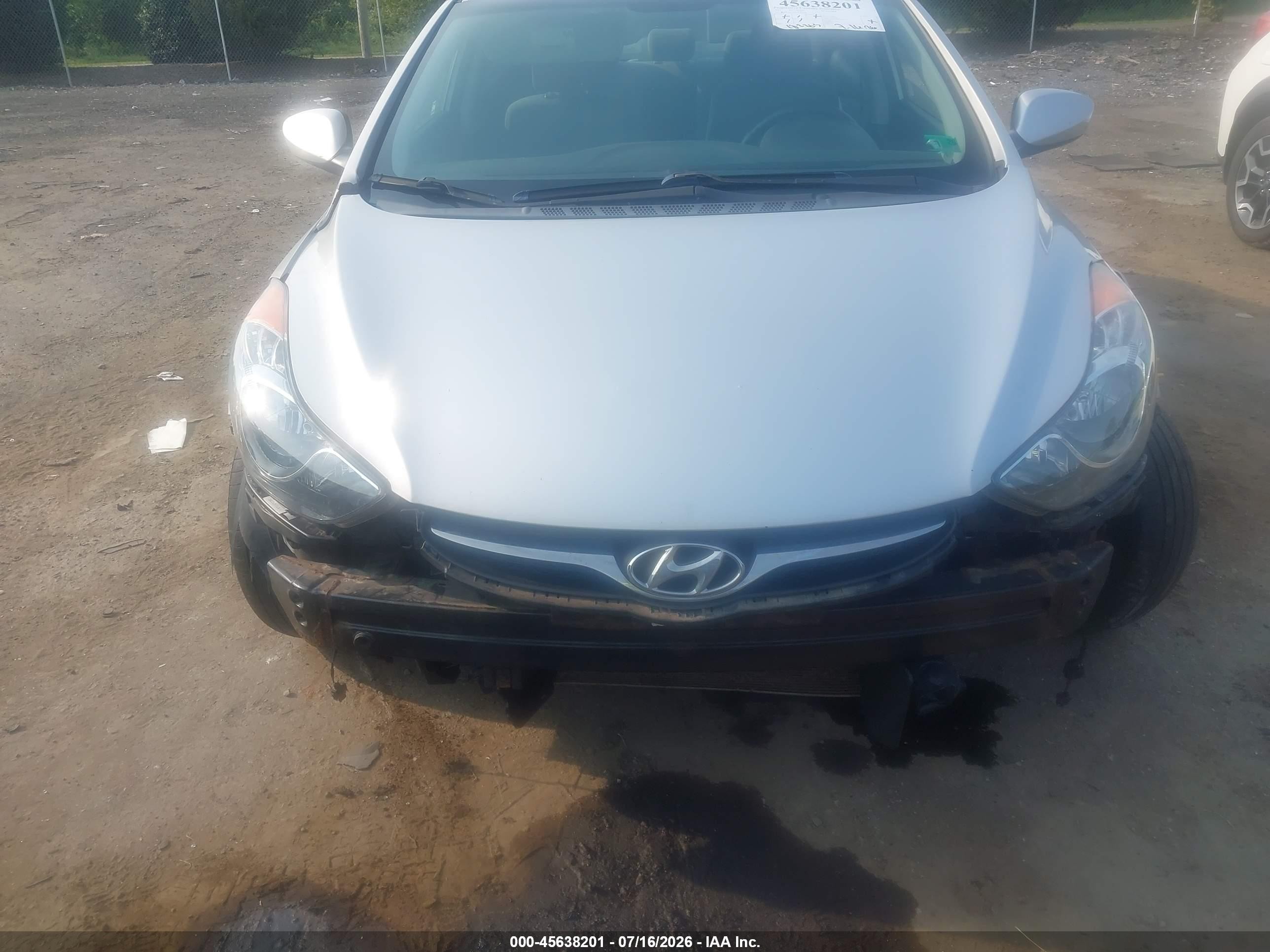2012 Hyundai Elantra Gls (ulsan Plant) Silver vin: KMHDH4AE9CU475649
