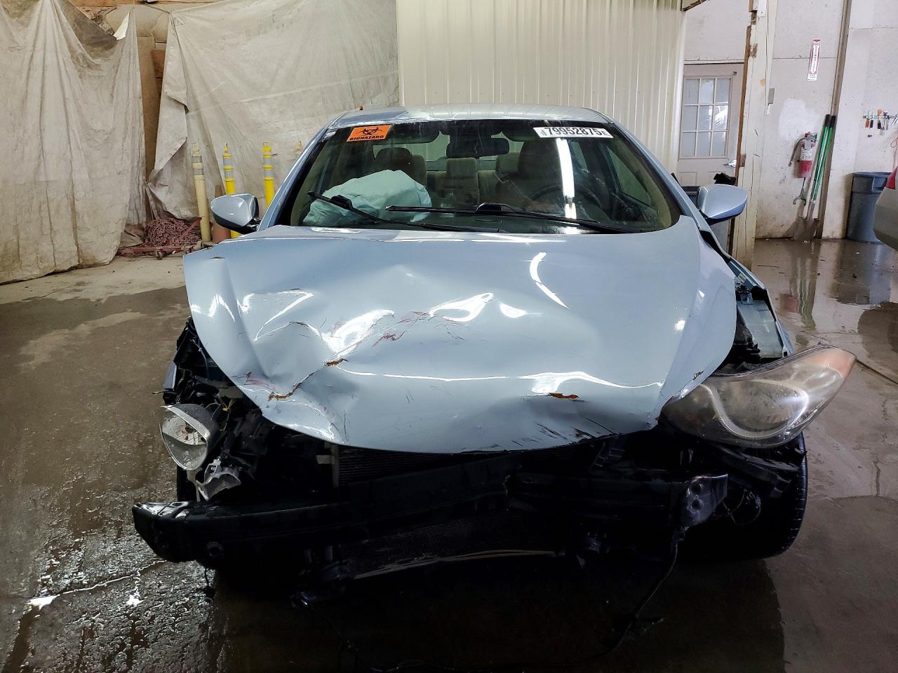 2013 Hyundai Elantra Gls Blue vin: KMHDH4AE9DU496695