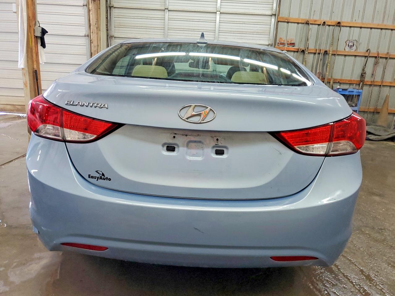 2013 Hyundai Elantra Gls Blue vin: KMHDH4AE9DU496695