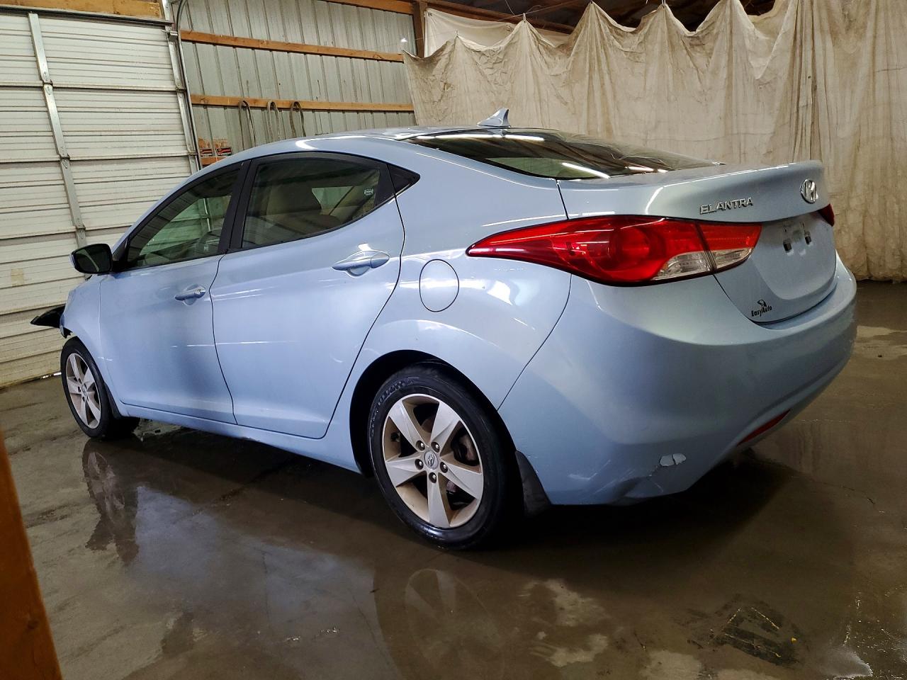 2013 Hyundai Elantra Gls Blue vin: KMHDH4AE9DU496695