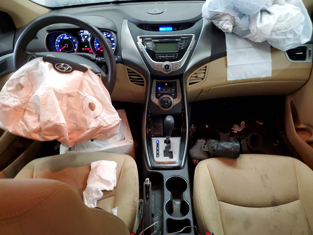 2013 Hyundai Elantra Gls Blue vin: KMHDH4AE9DU496695