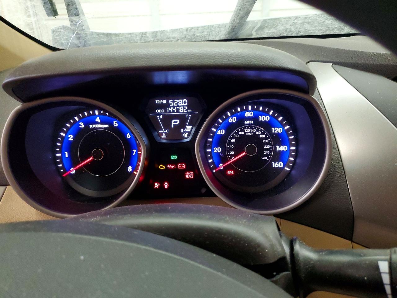 2013 Hyundai Elantra Gls Blue vin: KMHDH4AE9DU496695