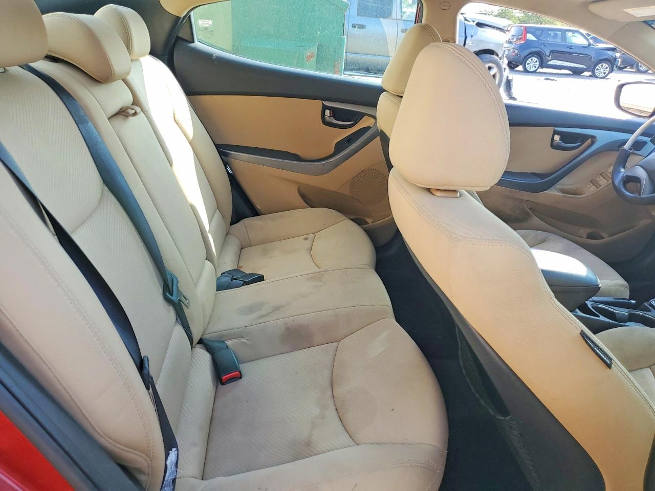 2013 Hyundai Elantra Gls Red vin: KMHDH4AE9DU540016