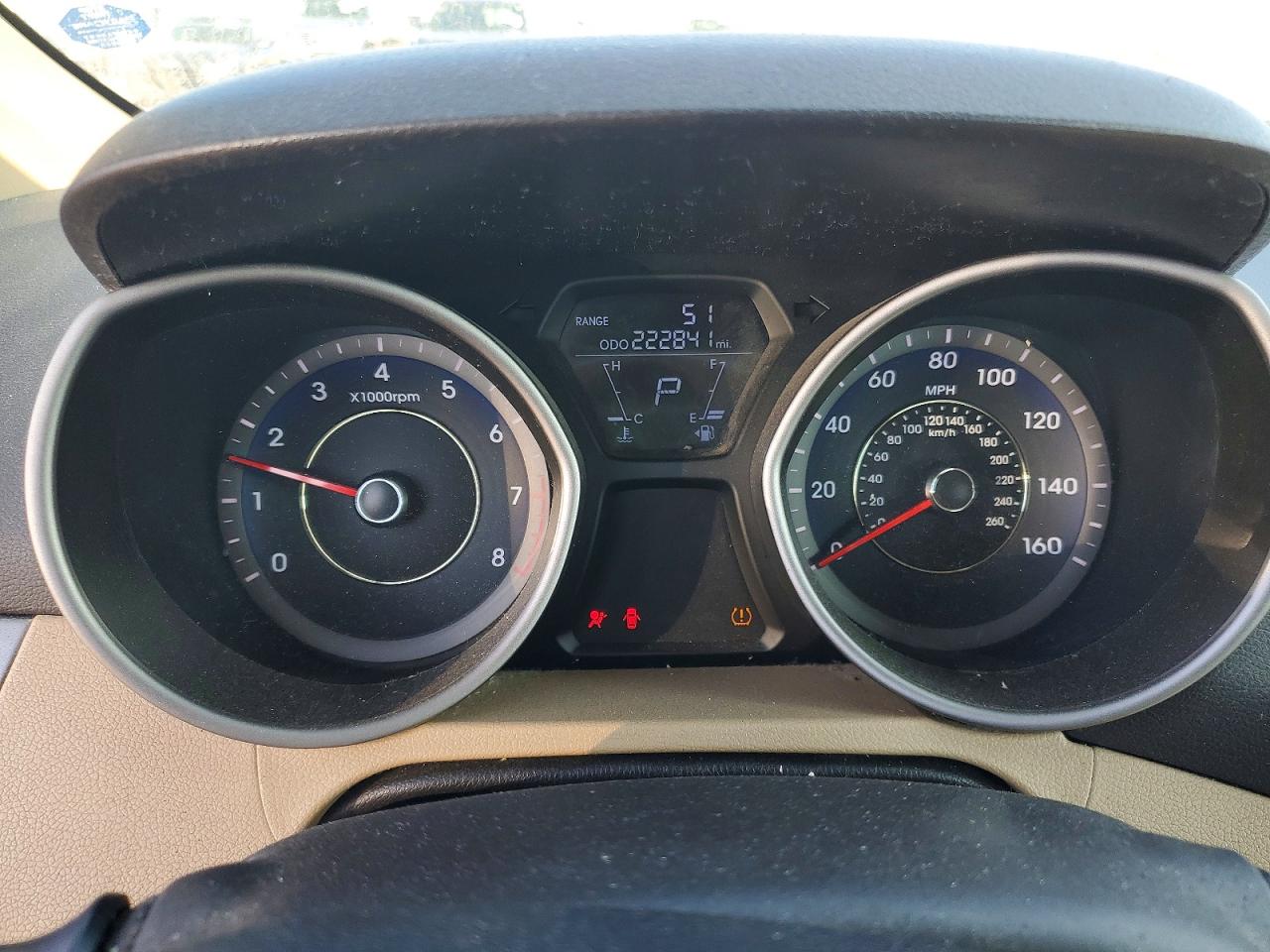 2013 Hyundai Elantra Gls Red vin: KMHDH4AE9DU540016
